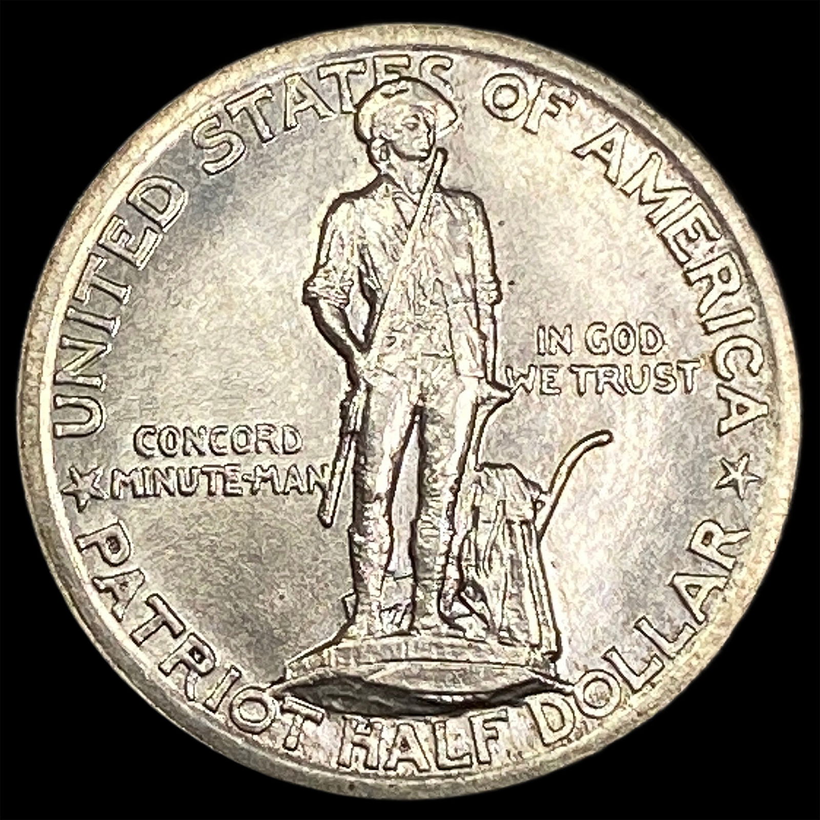 1925 Silver Lexington-Concord Half Dollar UNCIRCULATED (1 of 2)