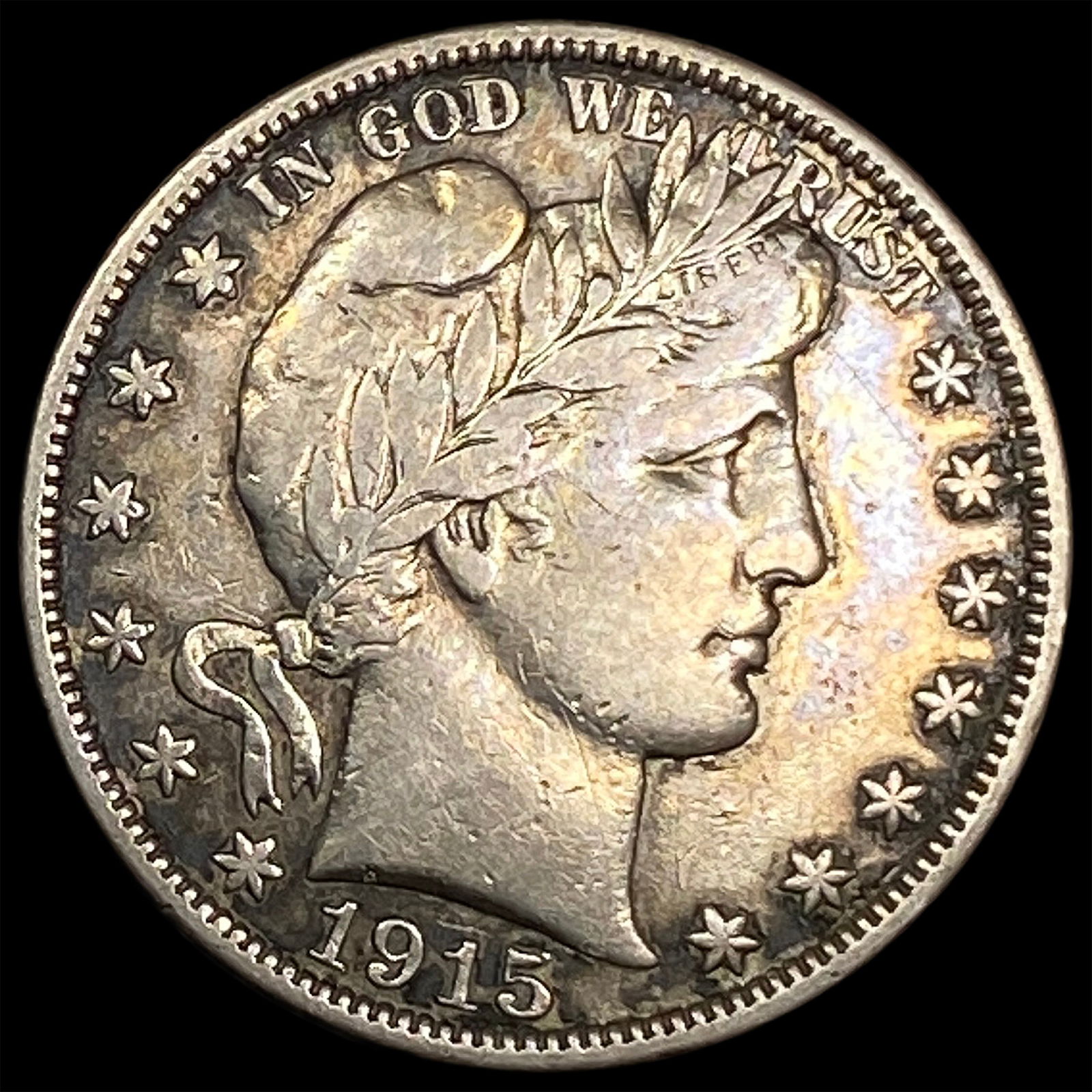 1915 Barber Silver Half Dollar LIGHTLY CIRCULATED (1 of 2)