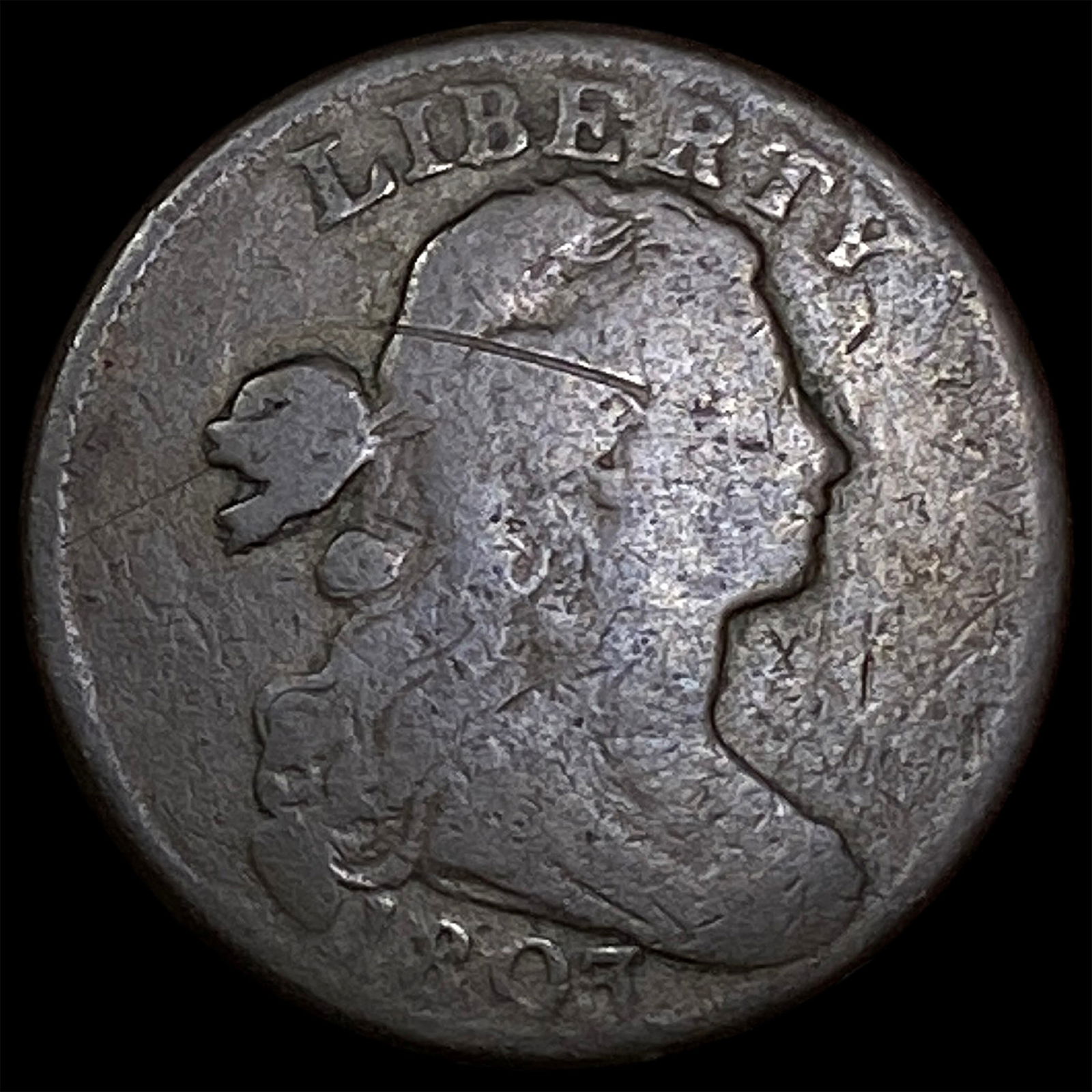 1801 Draped Bust Large Cent LIGHTLY CIRCULATED (1 of 2)