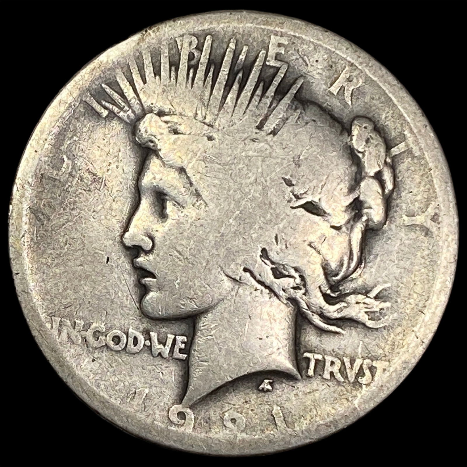 1921 Silver Peace Dollar NICELY CIRCULATED (1 of 2)
