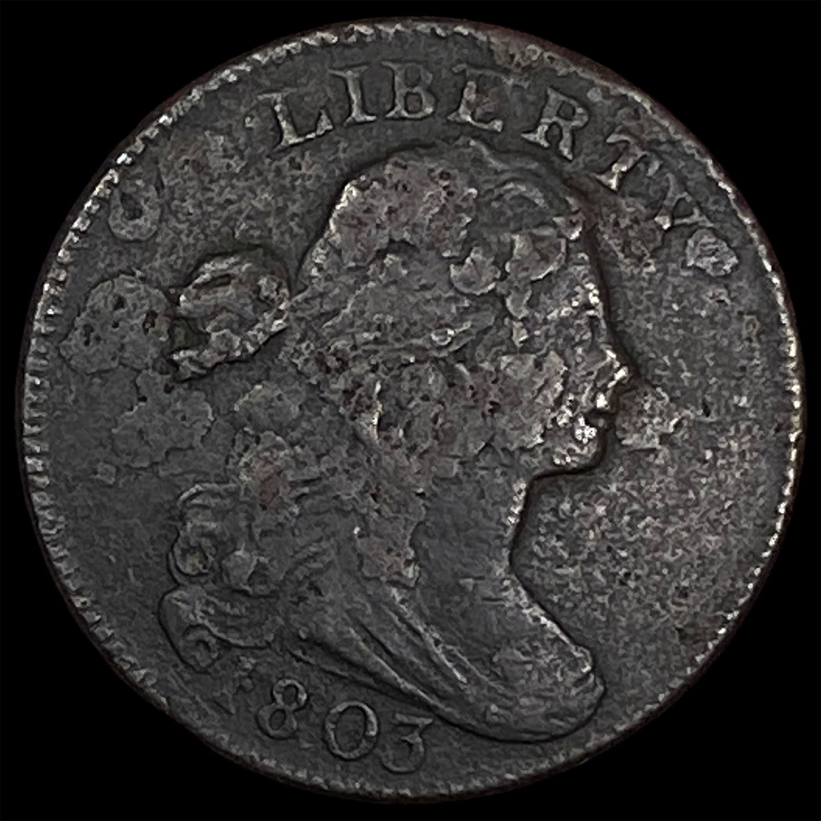 1803 Draped Bust Large Cent HIGH GRADE (1 of 2)