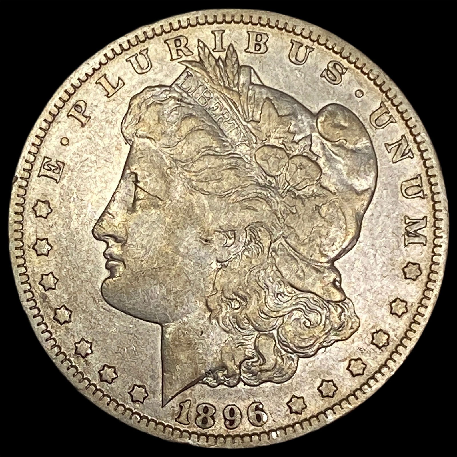 1896-O Silver Morgan Dollar LIGHTLY CIRCULATED (1 of 2)