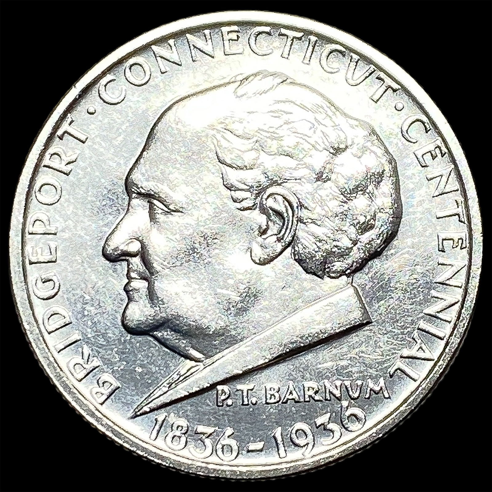 1936 Silver Bridgeport Half Dollar UNCIRCULATED (1 of 2)