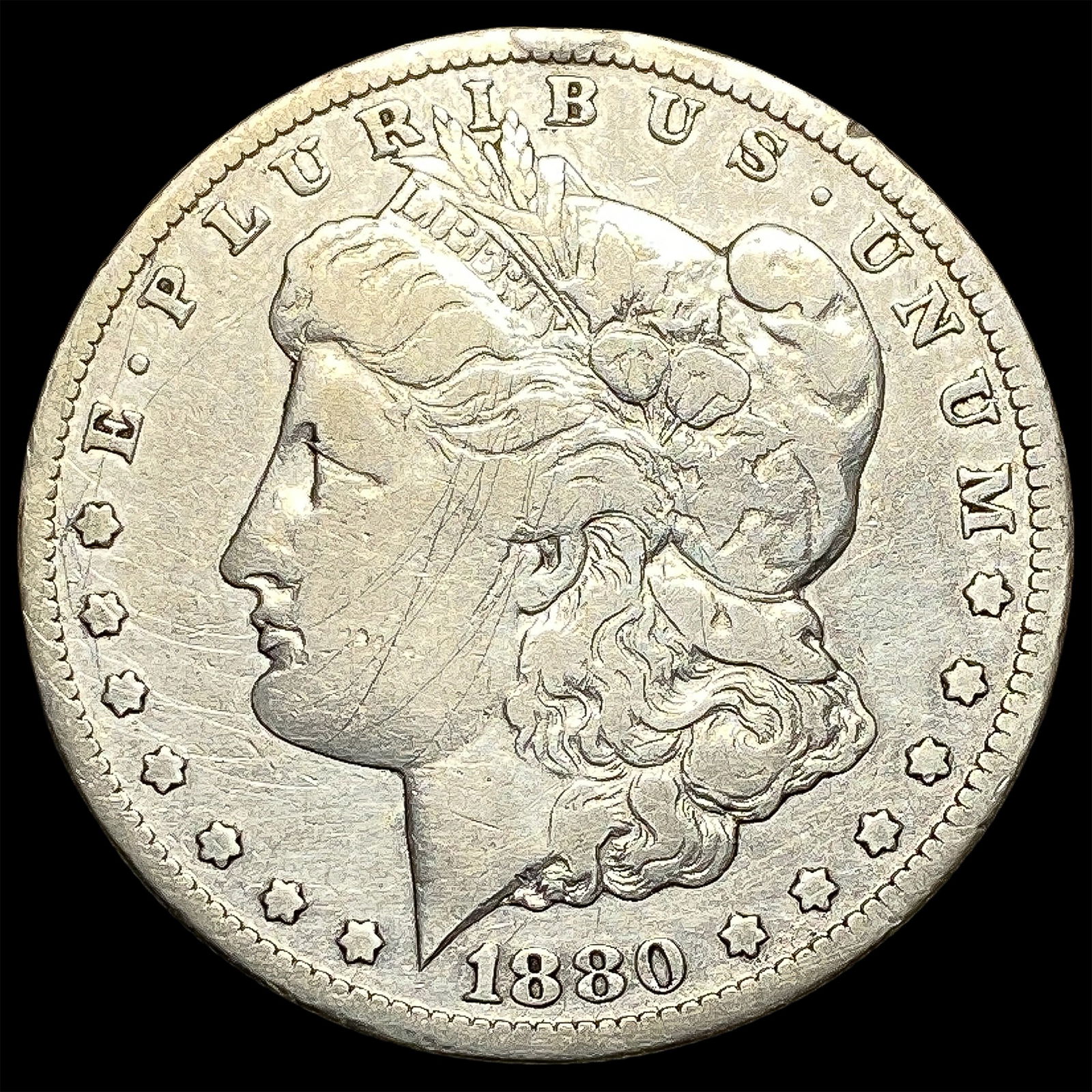 1880-CC Silver Morgan Dollar HIGH GRADE (1 of 2)