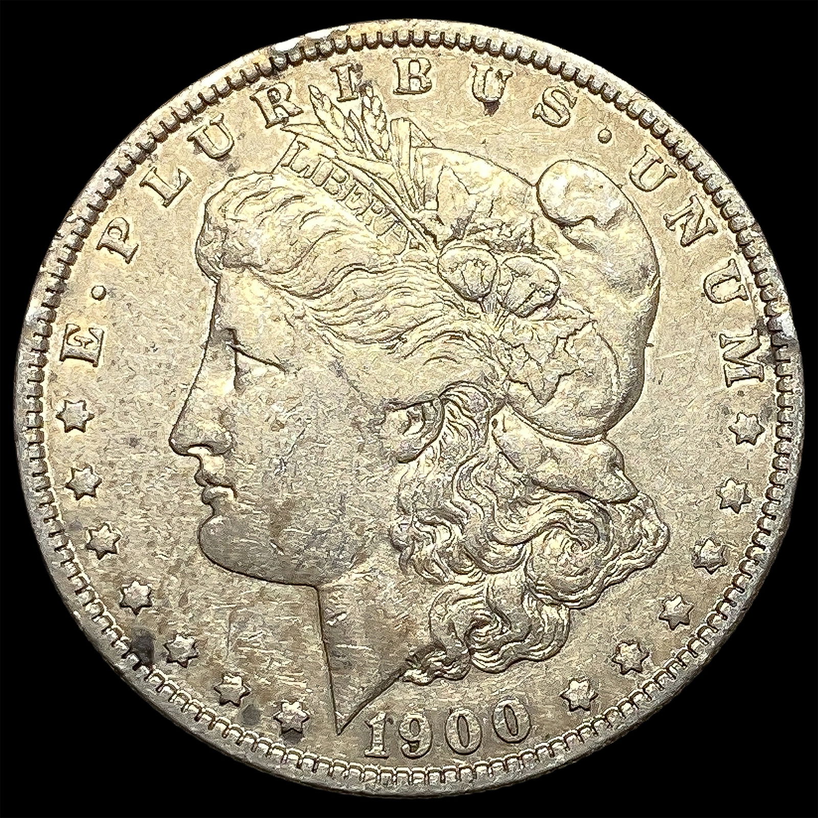 1900-O Silver Morgan Dollar ABOUT UNCIRCULATED (1 of 2)