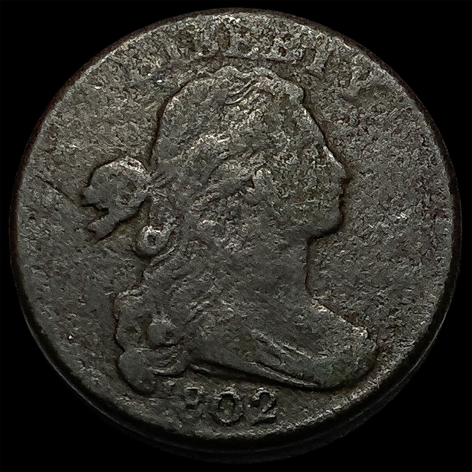 1802 Draped Bust Large Cent HIGH GRADE (1 of 2)