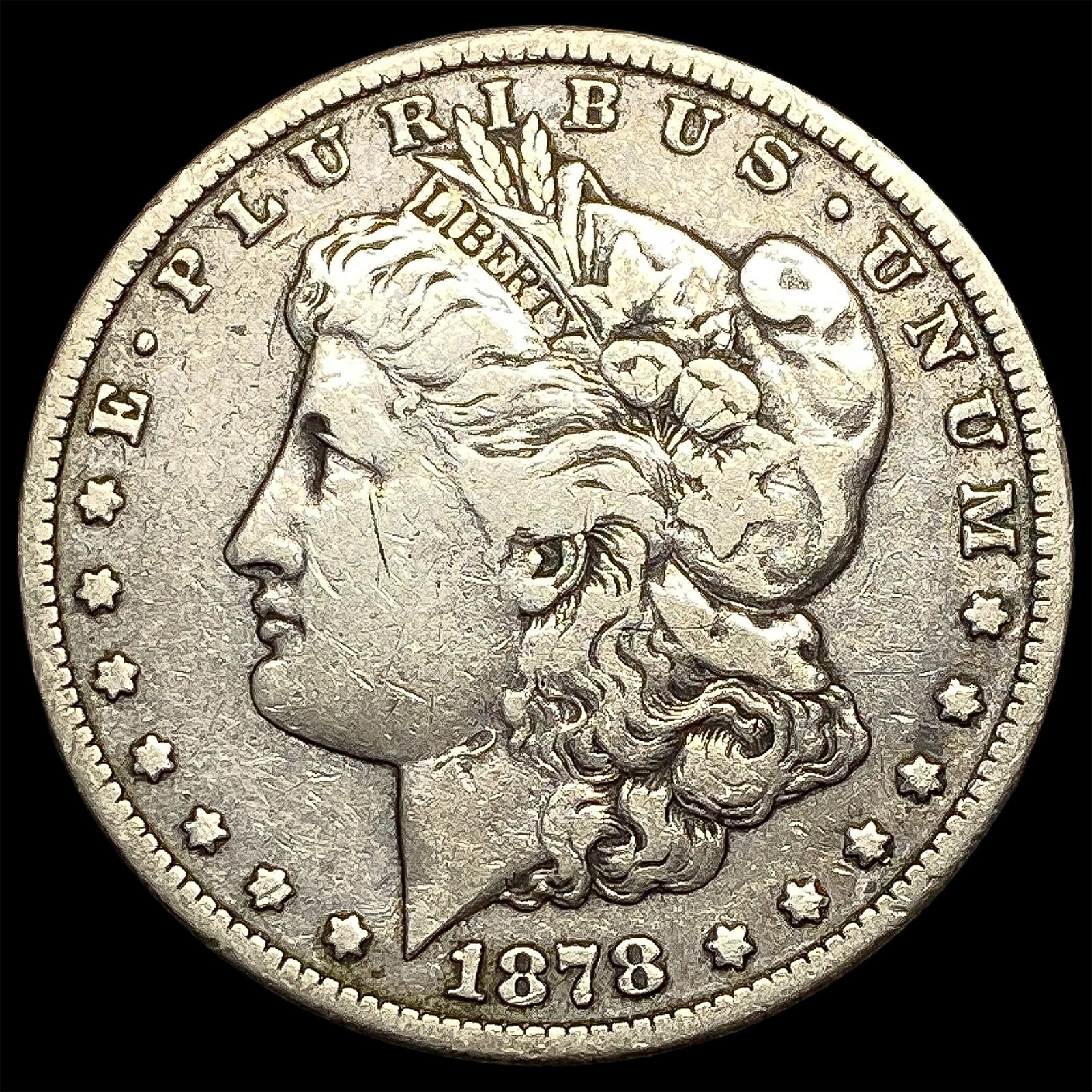 1878-CC Silver Morgan Dollar LIGHTLY CIRCULATED (1 of 2)