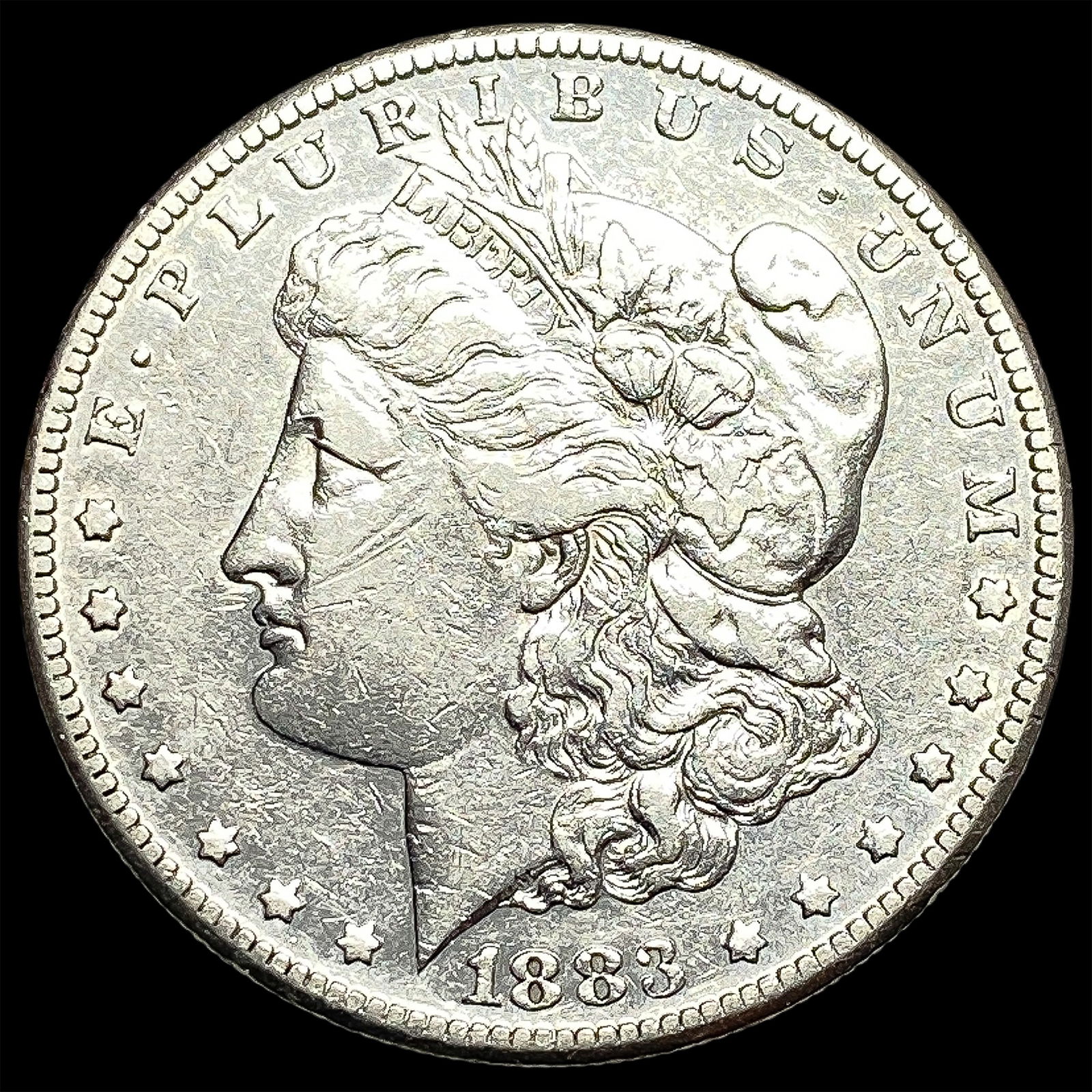 1883-S Silver Morgan Dollar CLOSELY UNCIRCULATED (1 of 2)