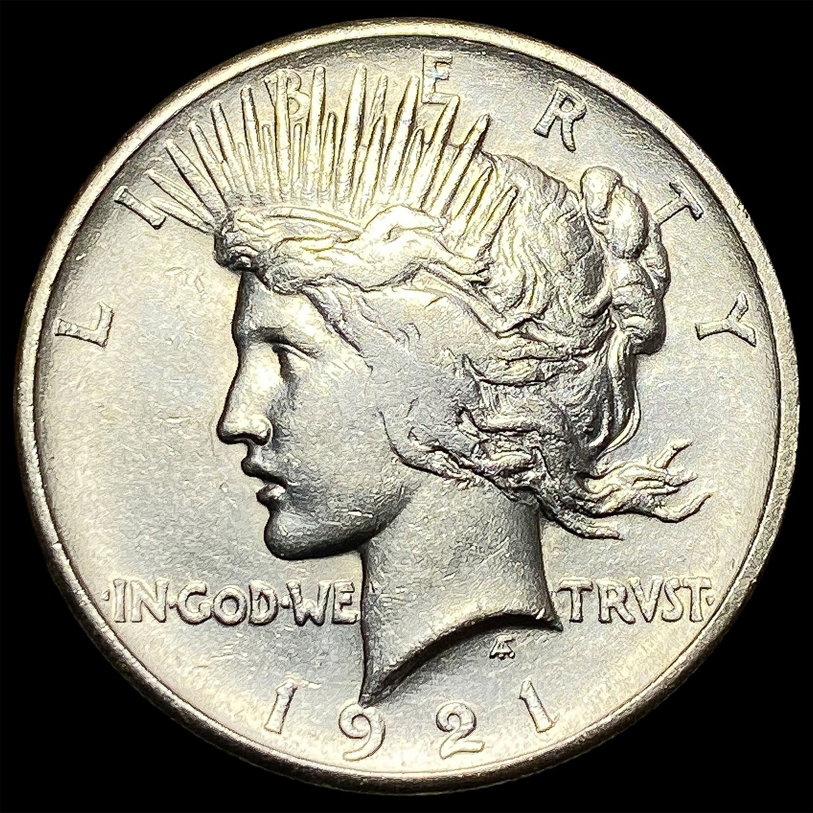 1921 Silver Peace Dollar CLOSELY UNCIRCULATED (1 of 2)