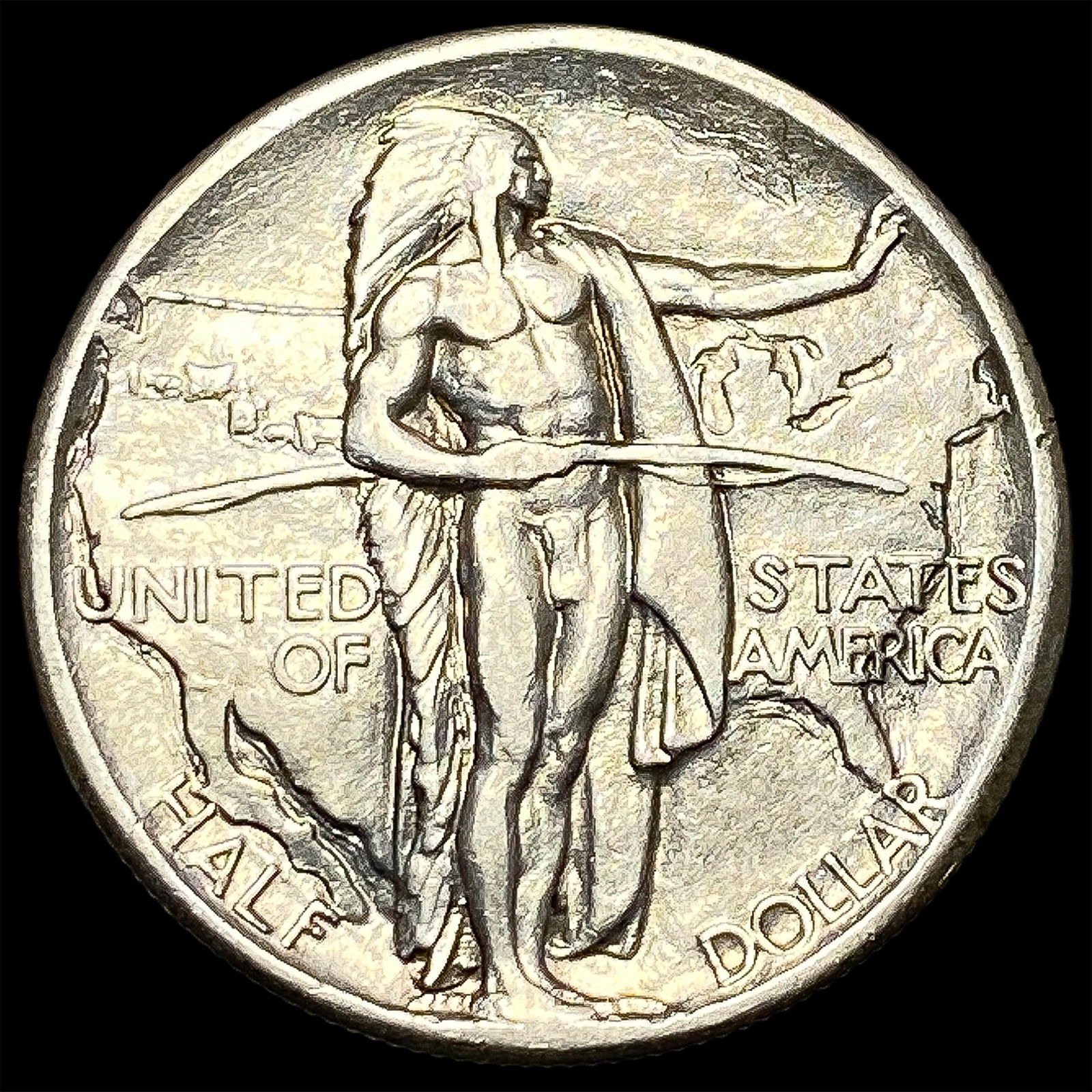 1926 Silver Oregon Trail Half Dollar UNCIRCULATED (1 of 2)