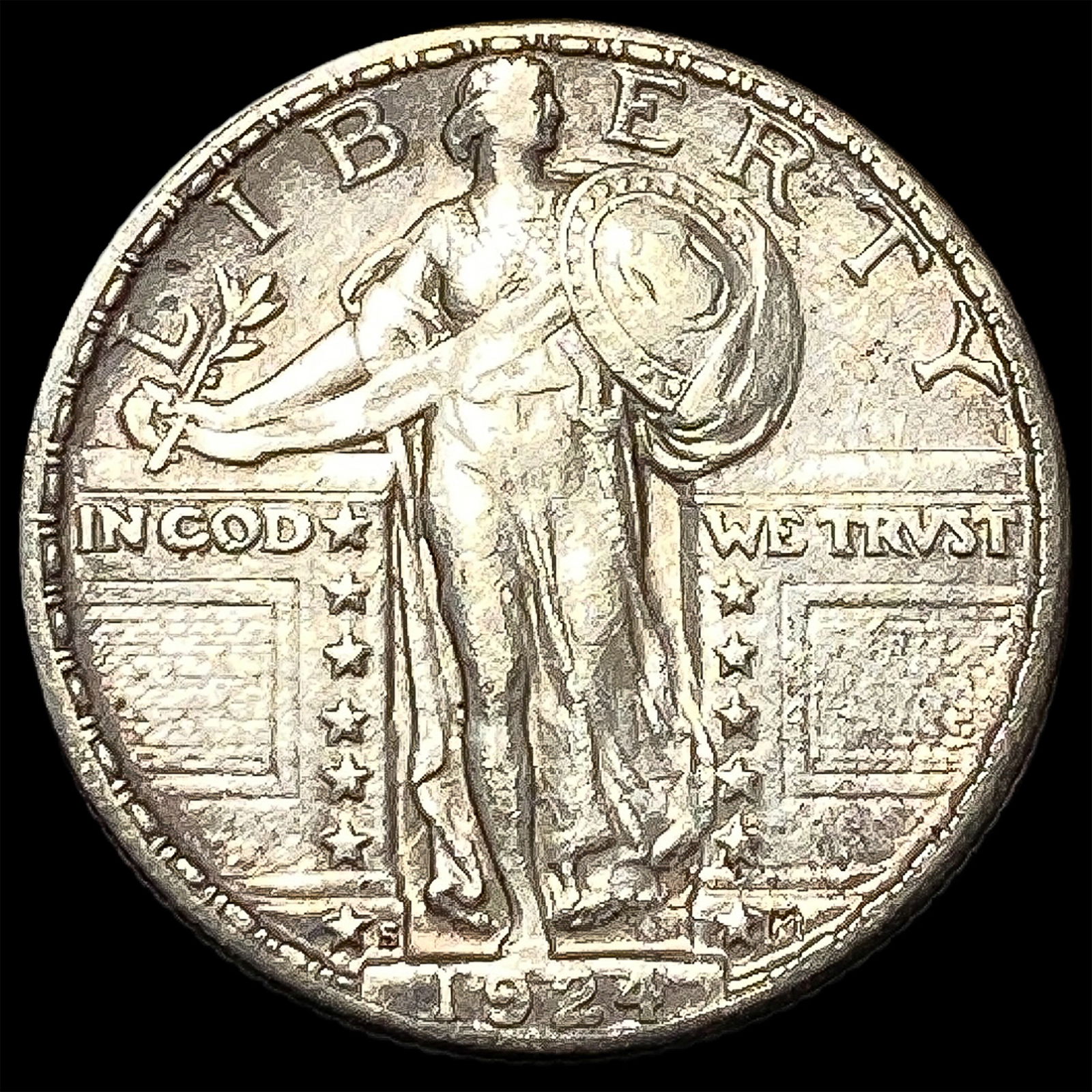1924 Standing Liberty Silver Quarter HIGH GRADE (1 of 2)