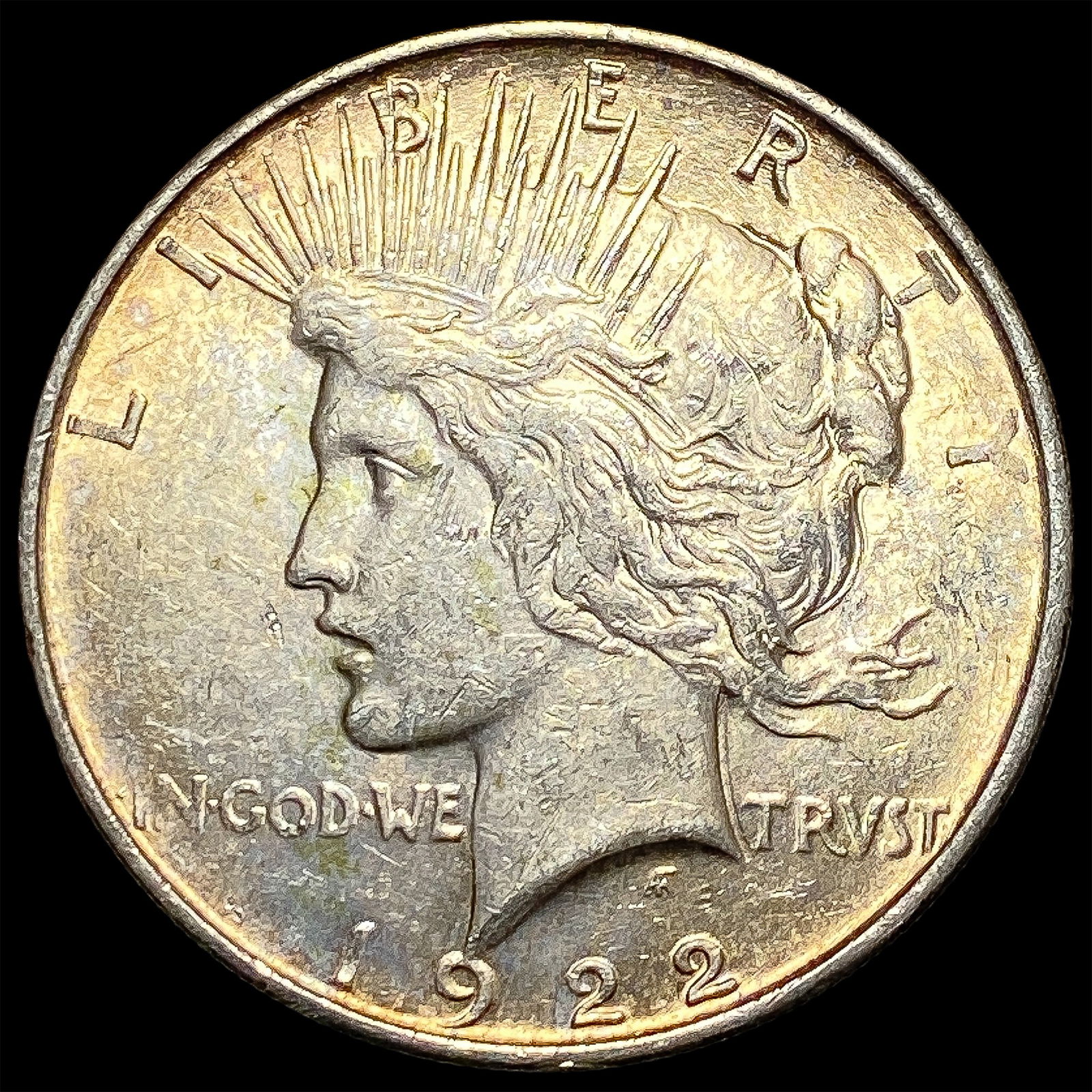 1922-D Silver Peace Dollar CLOSELY UNCIRCULATED (1 of 2)