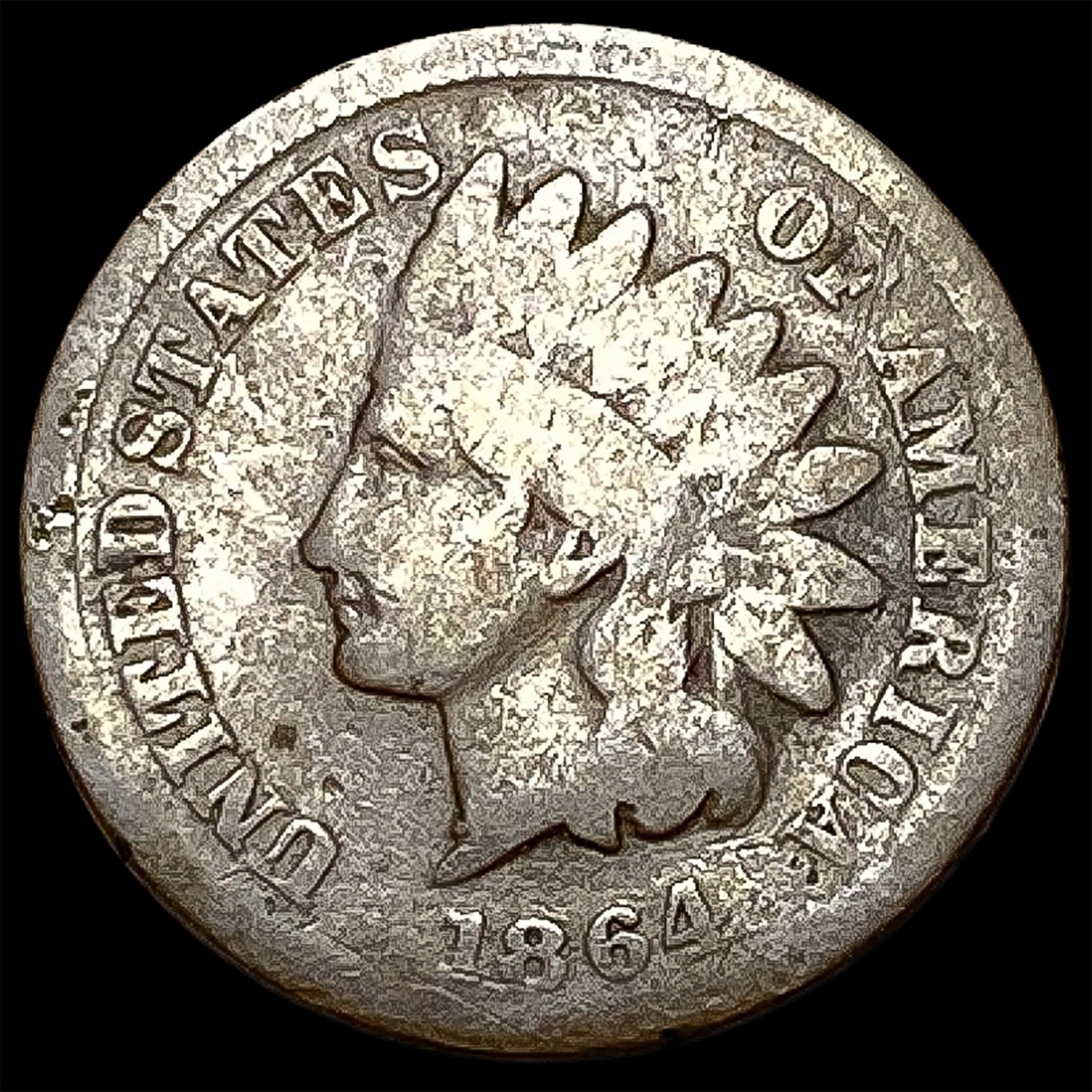 1864 Indian Head Cent NICELY CIRCULATED (1 of 2)