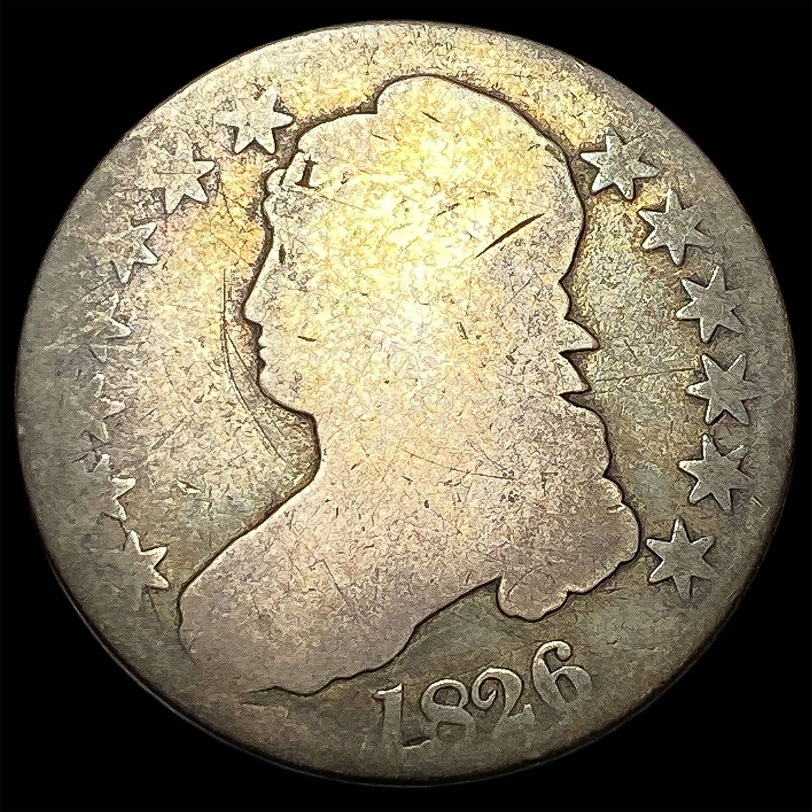1826 Capped Bust Half Dollar NICELY CIRCULATED (1 of 2)