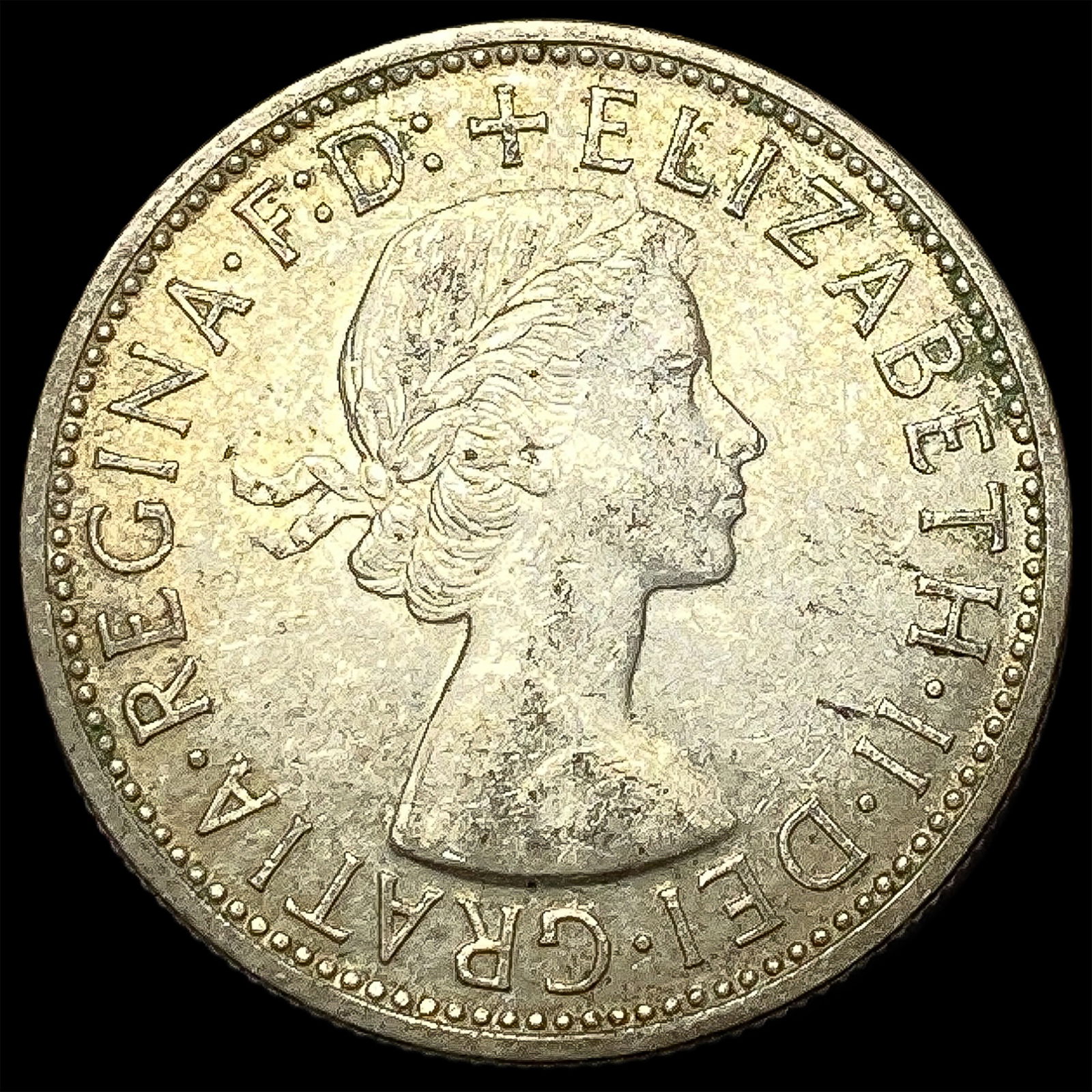 1954 Australia Silver Florin CHOICE AU (1 of 2)