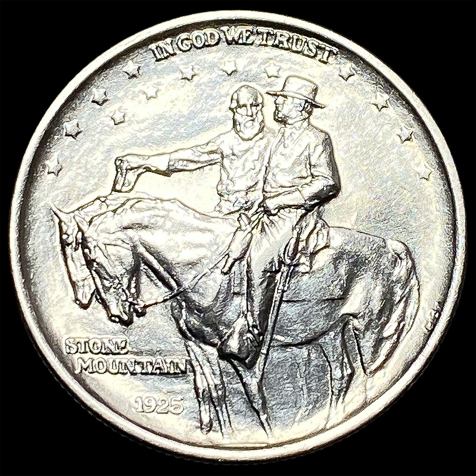1925 Stone Mountain Silver Half Dollar UNCIRCULATED (1 of 2)