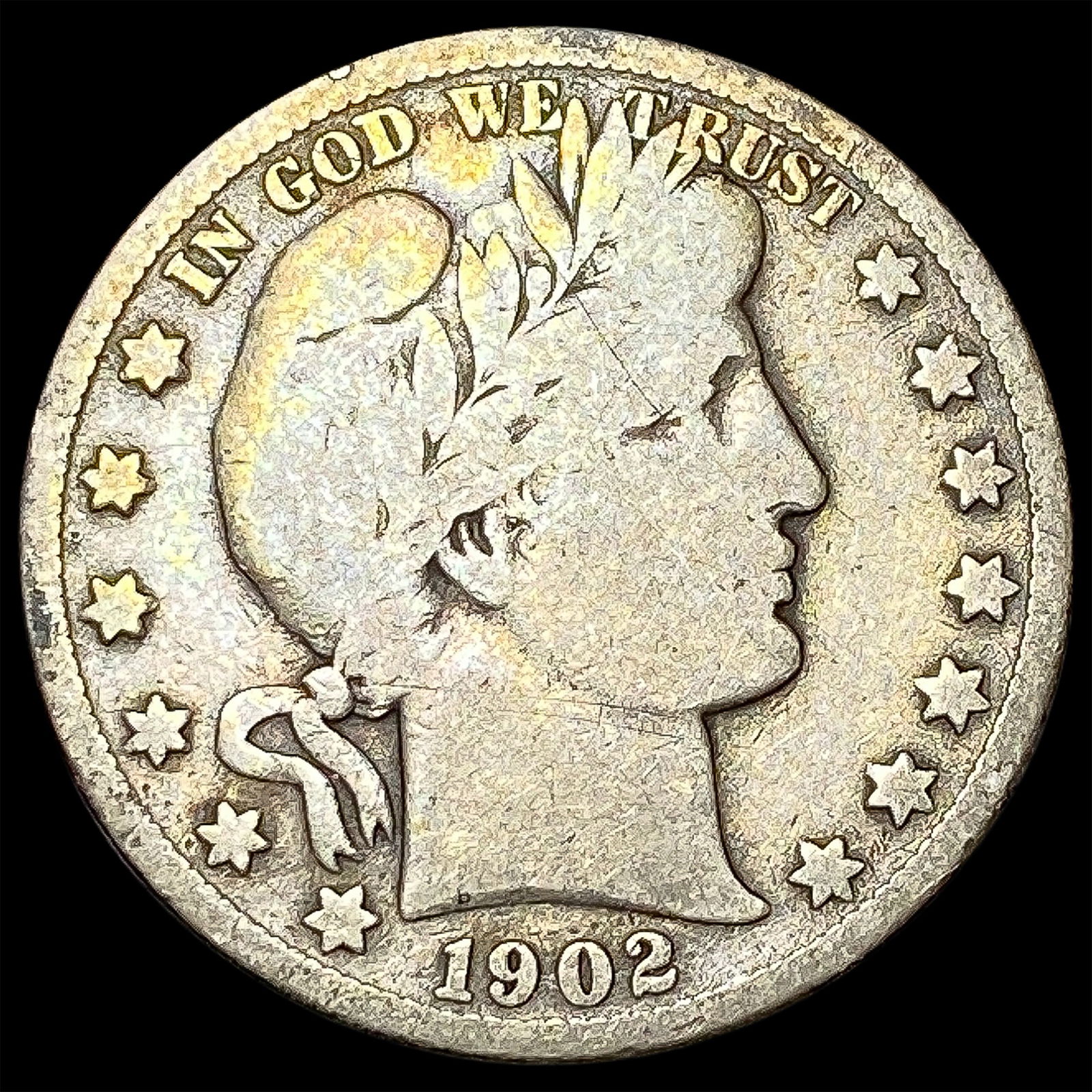 1902-S Silver Half Dollar NICELY CIRCULATED (1 of 2)