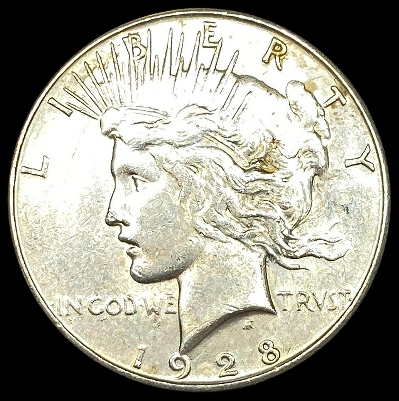1928 Silver Peace Dollar CLOSELY UNCIRCULATED (1 of 2)