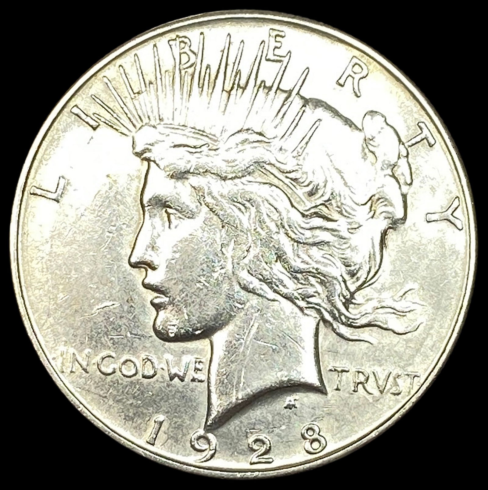 1928-S Silver Peace Dollar CLOSELY UNCIRCULATED (1 of 2)