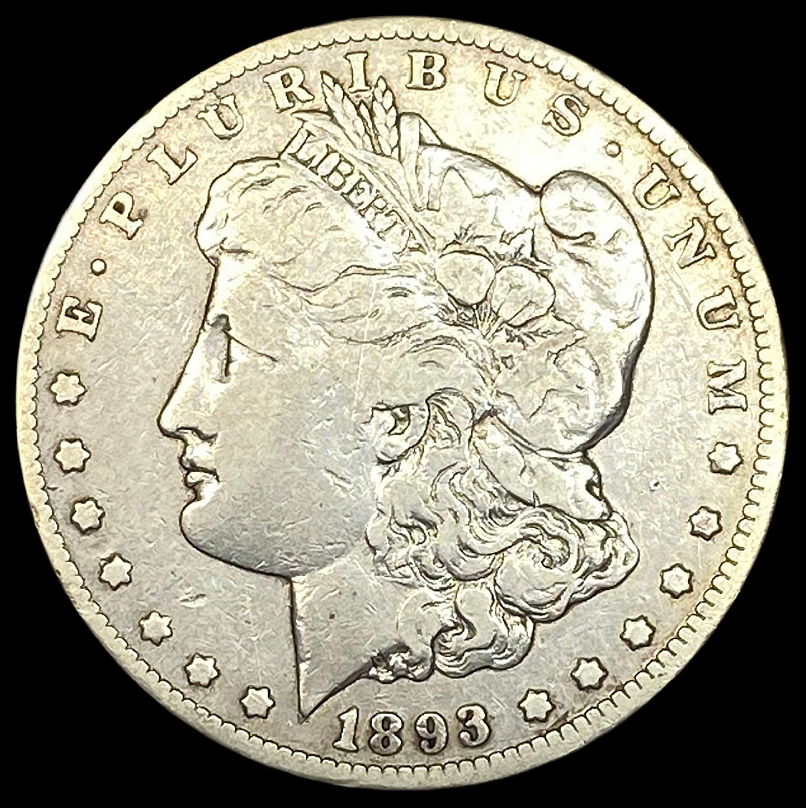 1893-CC Silver Morgan Dollar NICELY CIRCULATED (1 of 2)