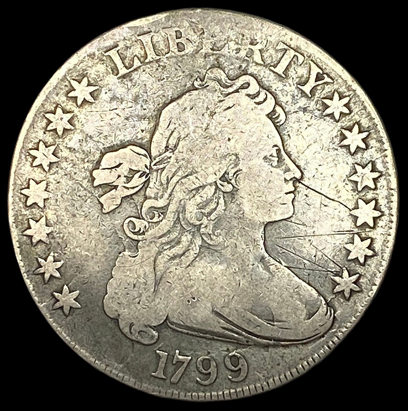 1799 Draped Bust Silver Dollar LIGHTLY CIRCULATED (1 of 2)