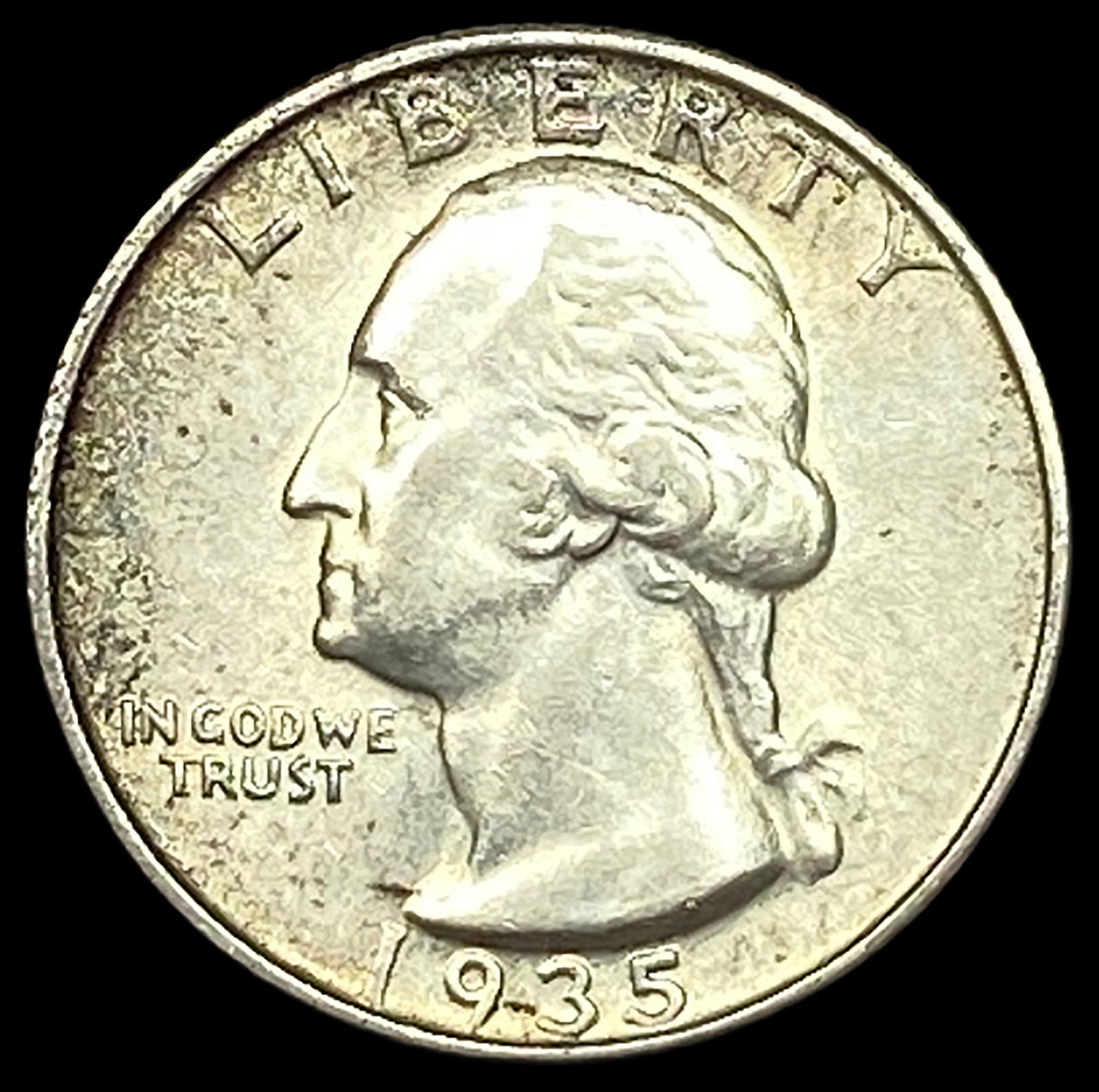 1935-S Silver Washington Quarter UNCIRCULATED (1 of 2)