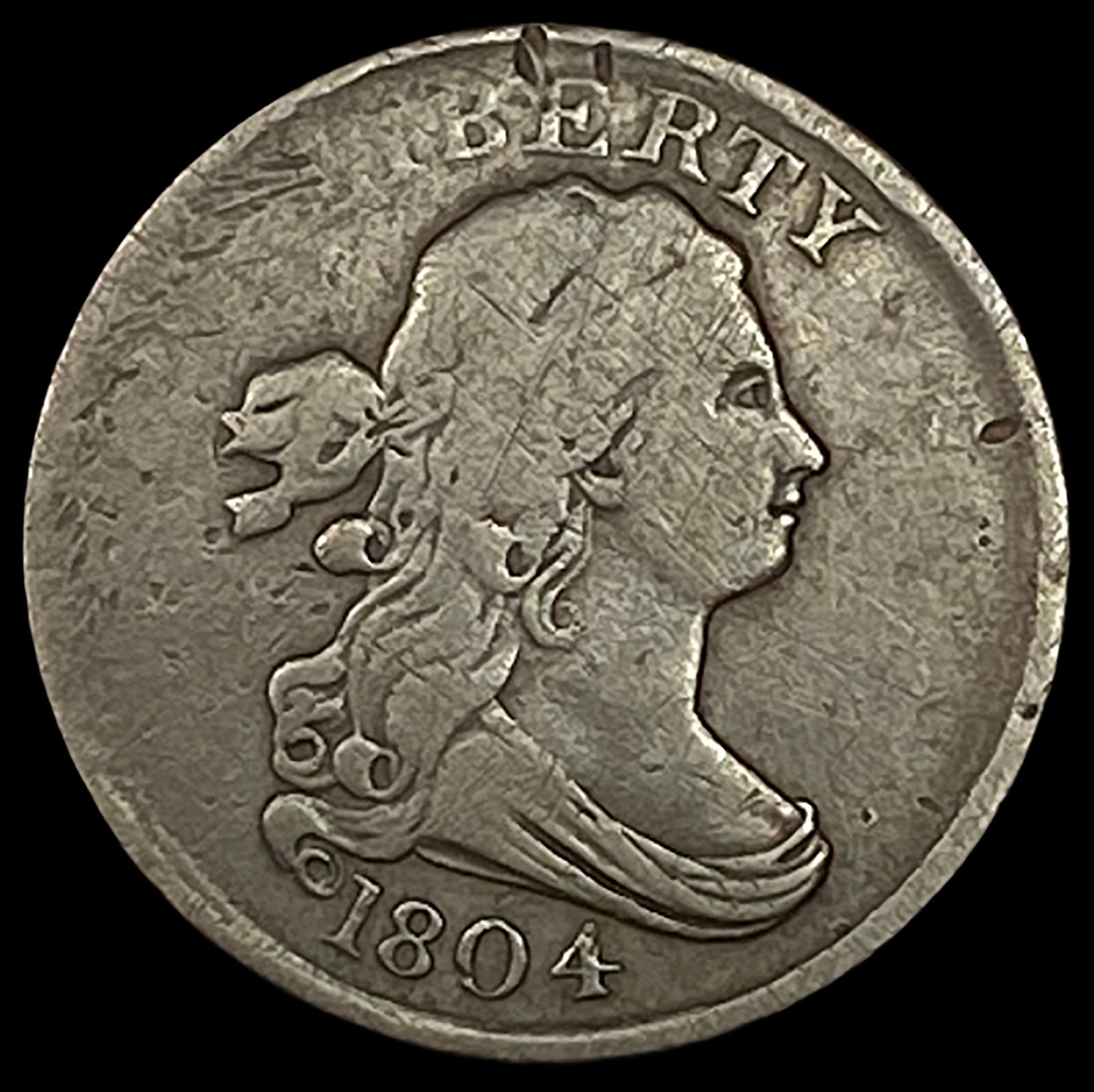 1804 Draped Bust Half Cent HIGH GRADE (1 of 2)