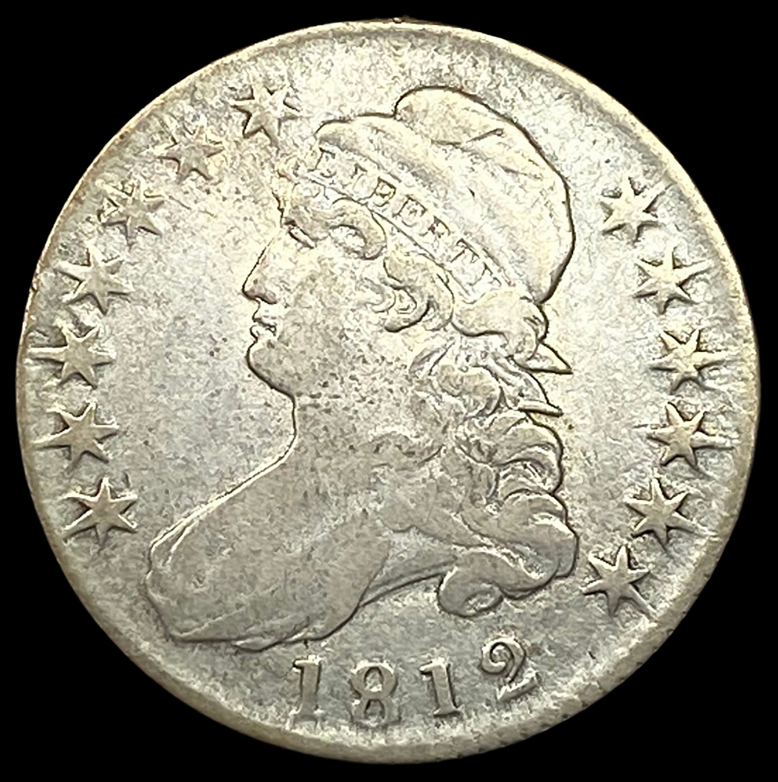 1812 Capped Bust Half Dollar LIGHTLY CIRCULATED (1 of 2)