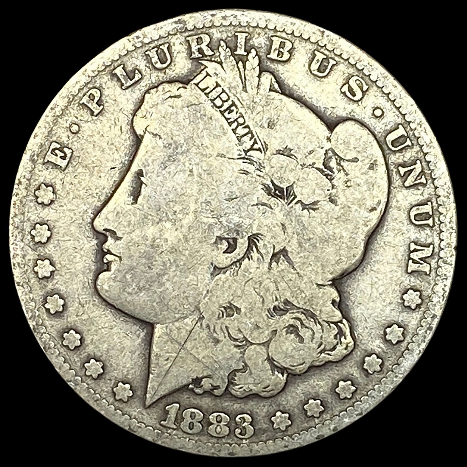 1883-CC Silver Morgan Dollar NICELY CIRCULATED (1 of 2)