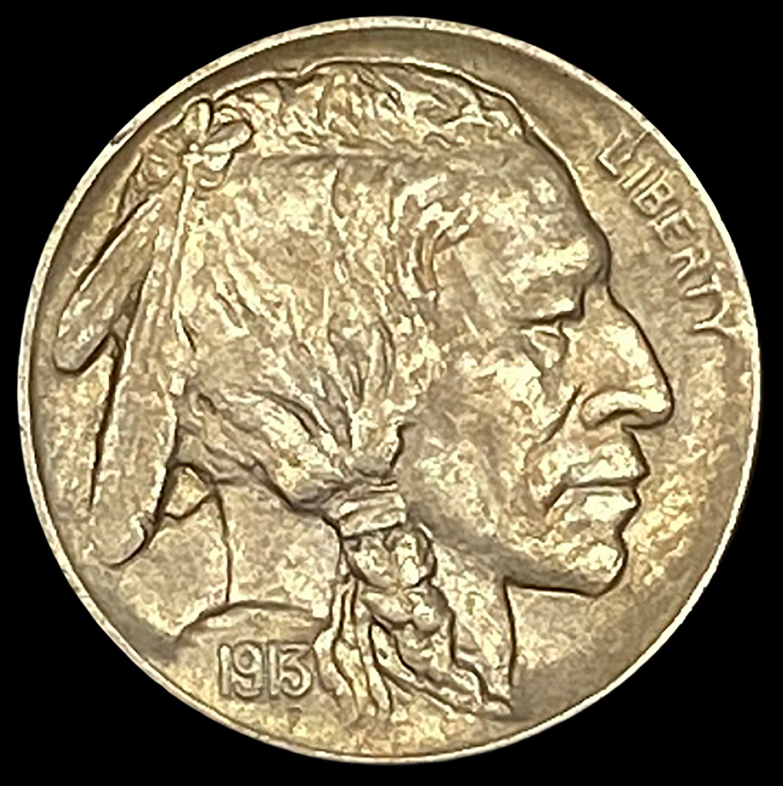 1913-D Buffalo Nickel Type 1 UNCIRCULATED (1 of 2)