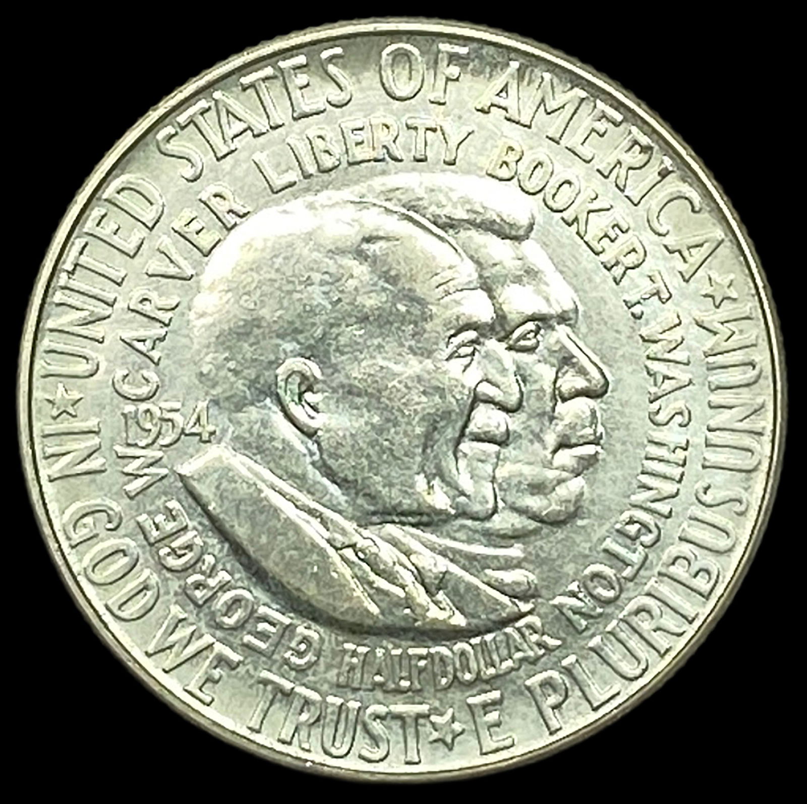 1954 Silver Half Dollar Carver/Washington UNCIRCULATED (1 of 2)