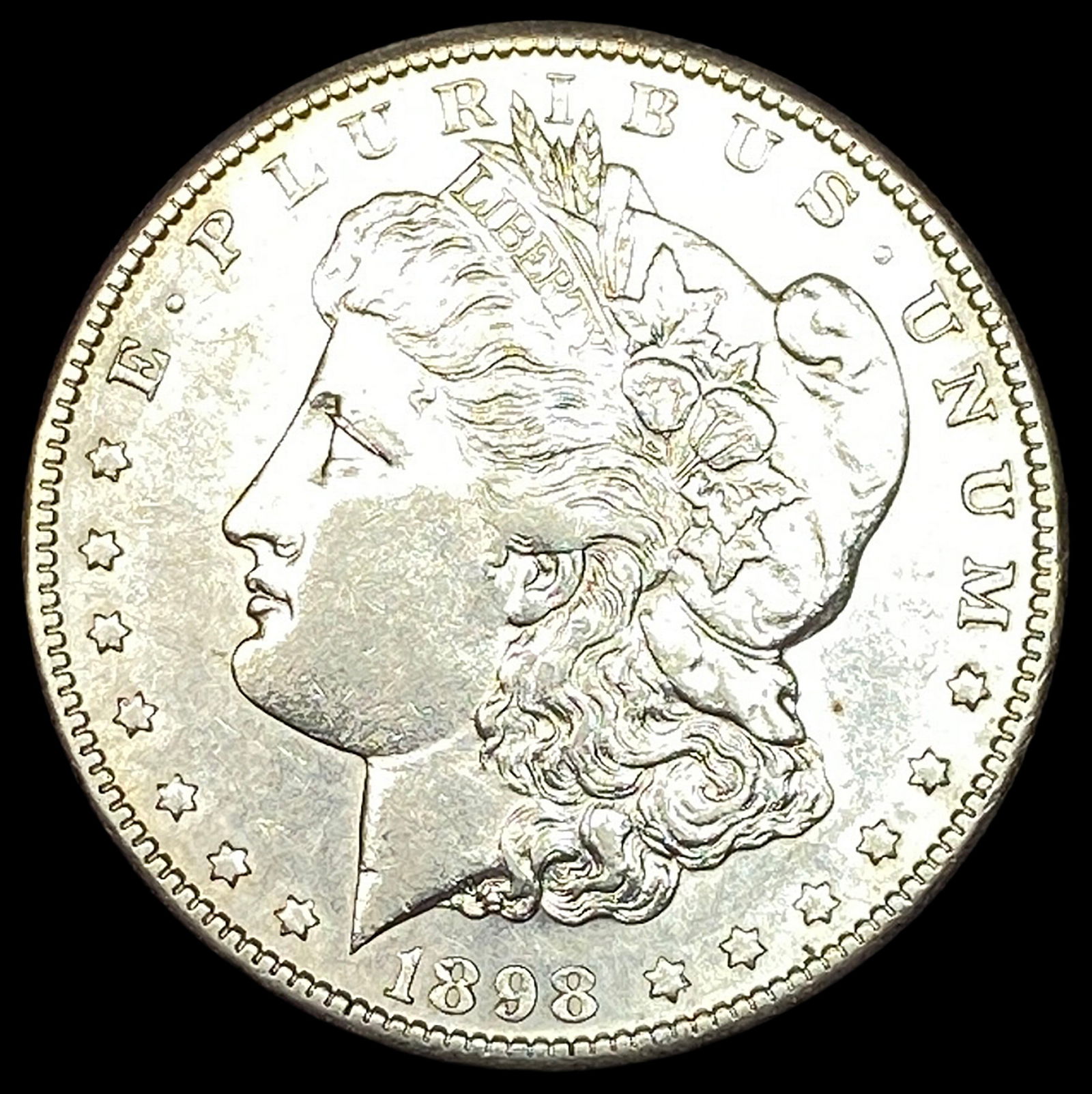 1898-S Silver Morgan Dollar CLOSELY UNCIRCULATED (1 of 2)