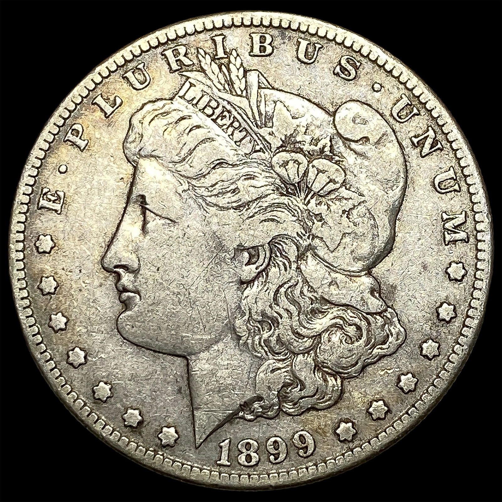1899-S Silver Morgan Dollar ABOUT UNCIRCULATED (1 of 2)