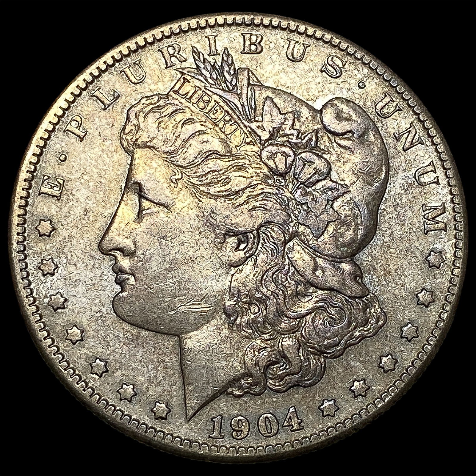 1904-S Silver Morgan Dollar ABOUT UNCIRCULATED (1 of 2)