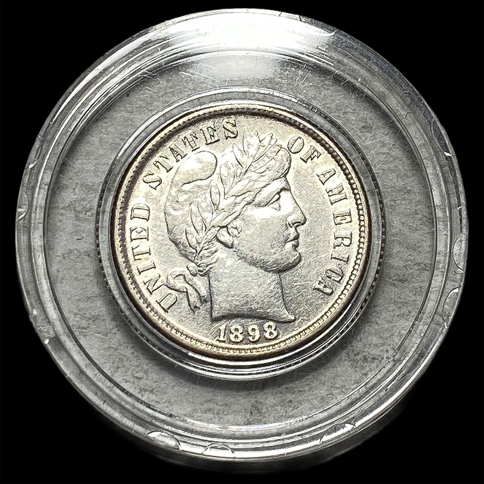 1898 Silver Barber Dime CHOICE AU (1 of 2)