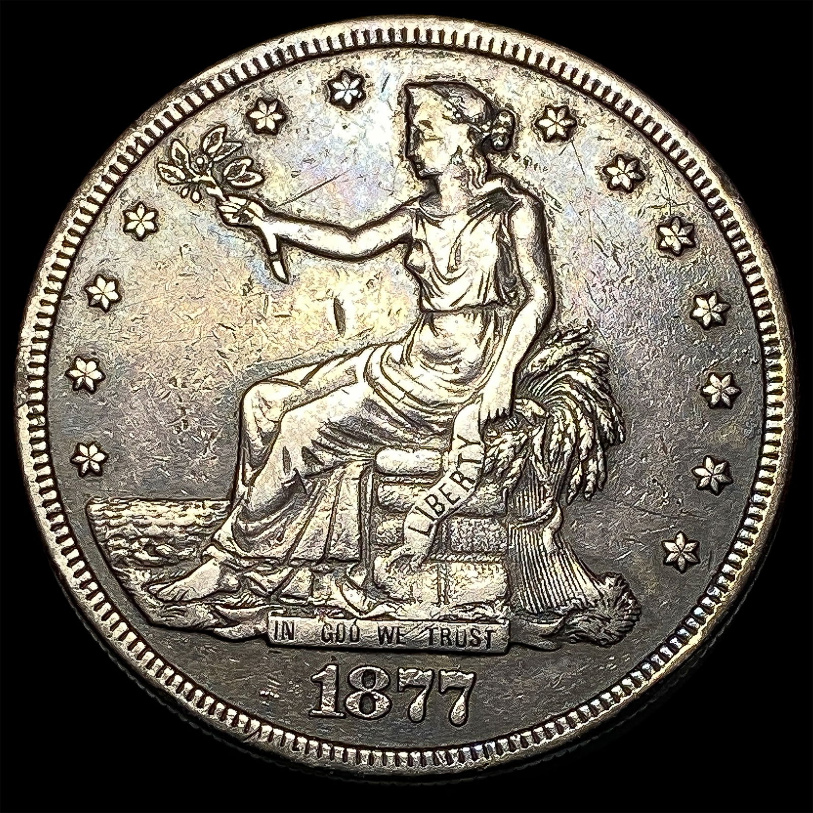 1877-S Silver Trade Dollar LIGHTLY CIRCULATED (1 of 2)