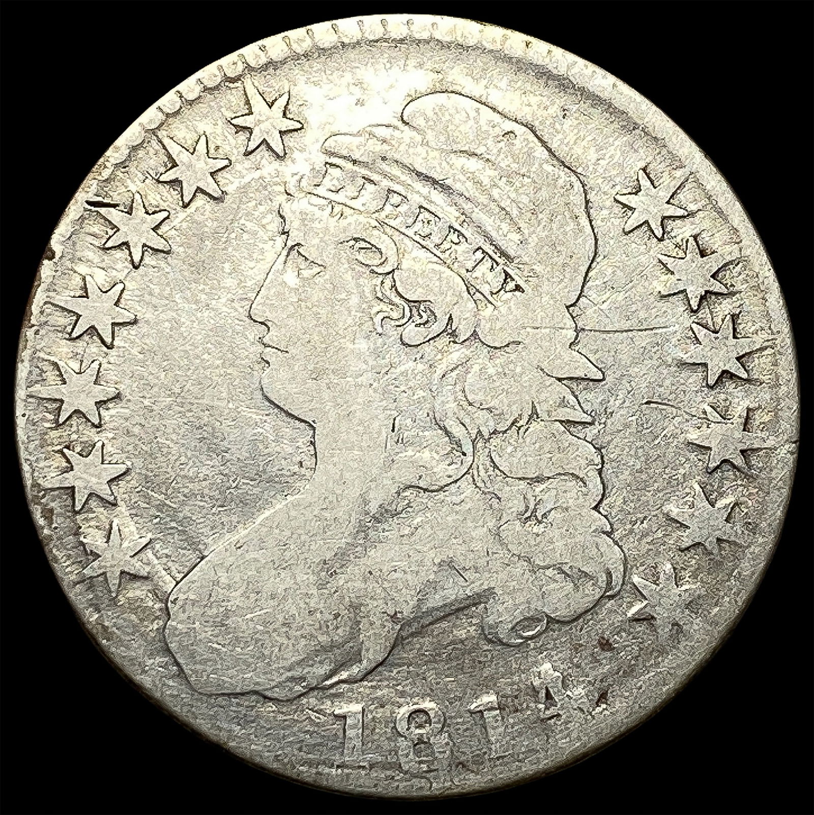 1814 Capped Bust Half Dollar NICELY CIRCULATED (1 of 2)