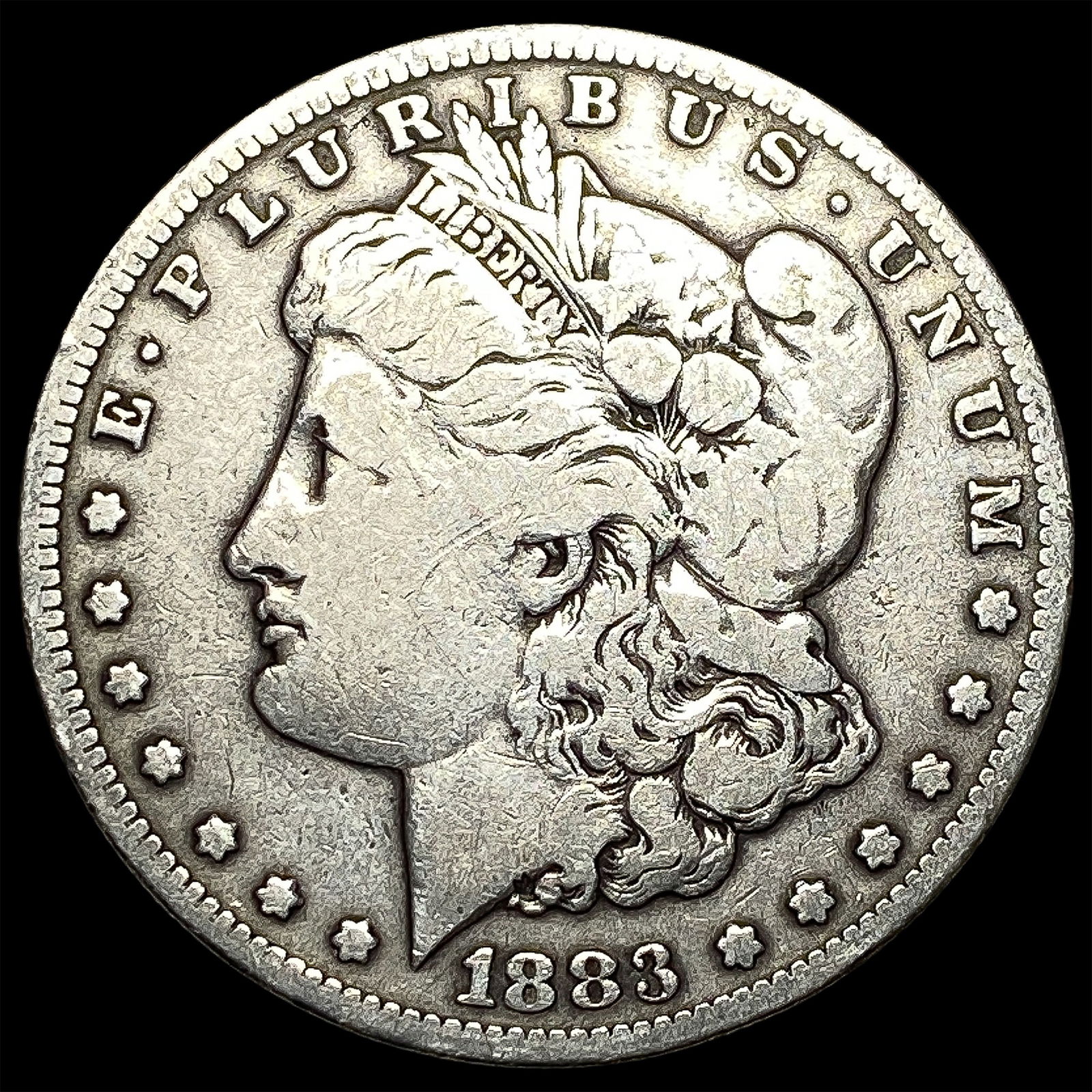 1883-CC Silver Morgan Dollar LIGHTLY CIRCULATED (1 of 2)