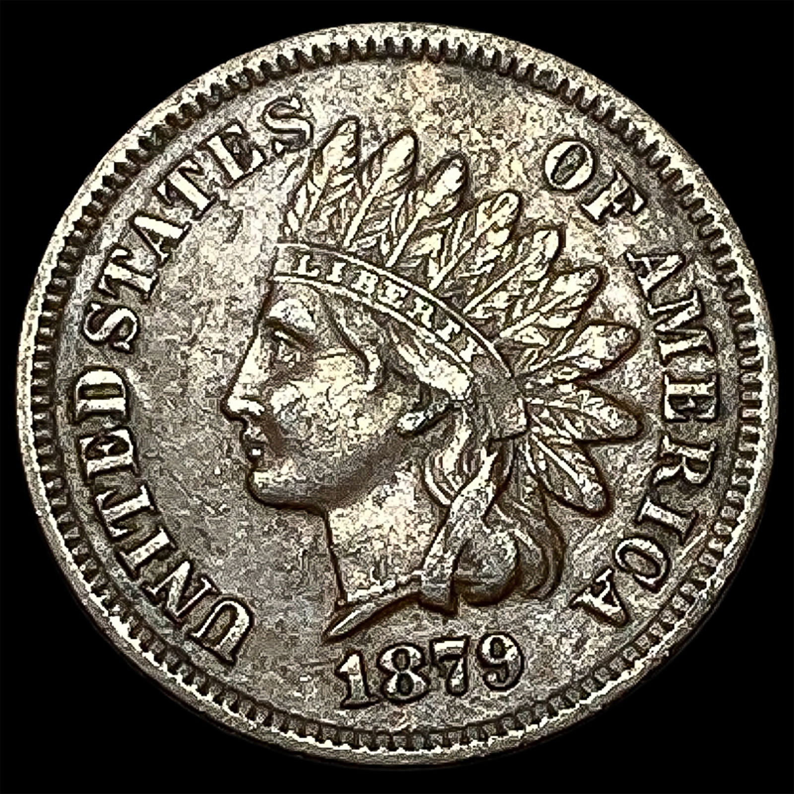 1879 Indian Head Cent CLOSELY UNCIRCULATED (1 of 2)