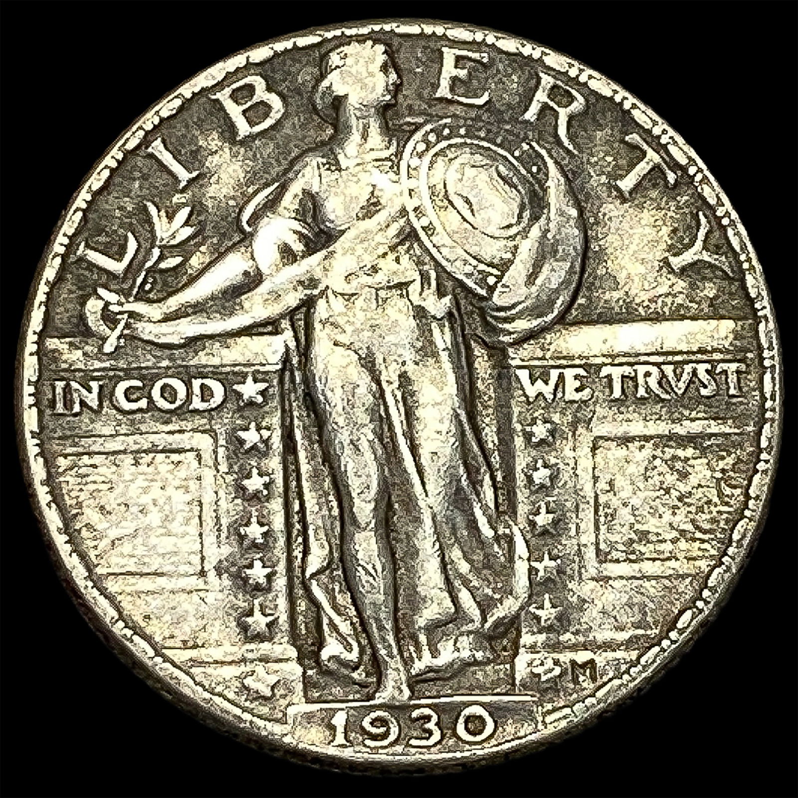 1930-M Standing Liberty Silver Quarter NEARLY UNCIRCULATED (1 of 2)