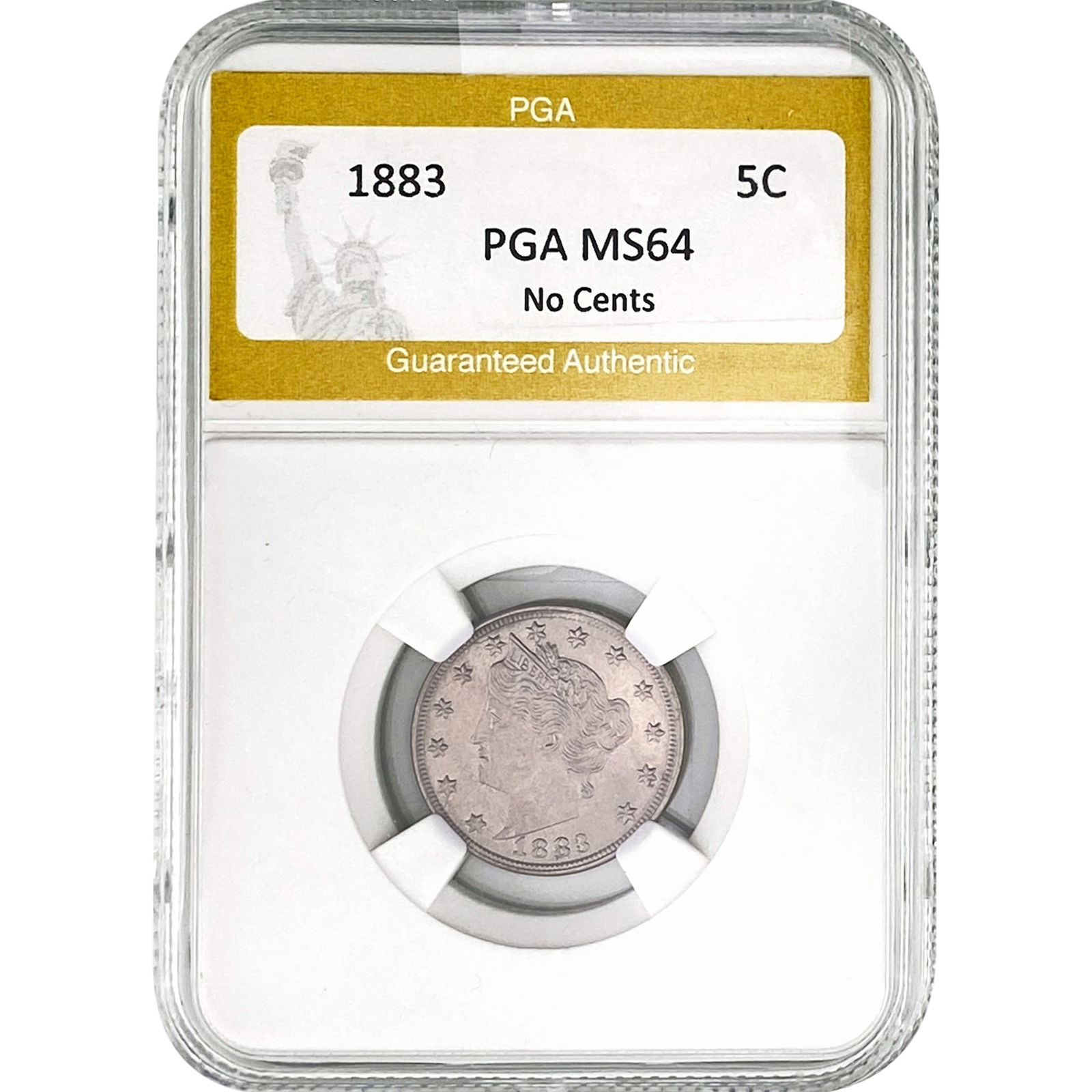 1883 Liberty Victory Nickel PGA MS64 No Cents (1 of 2)