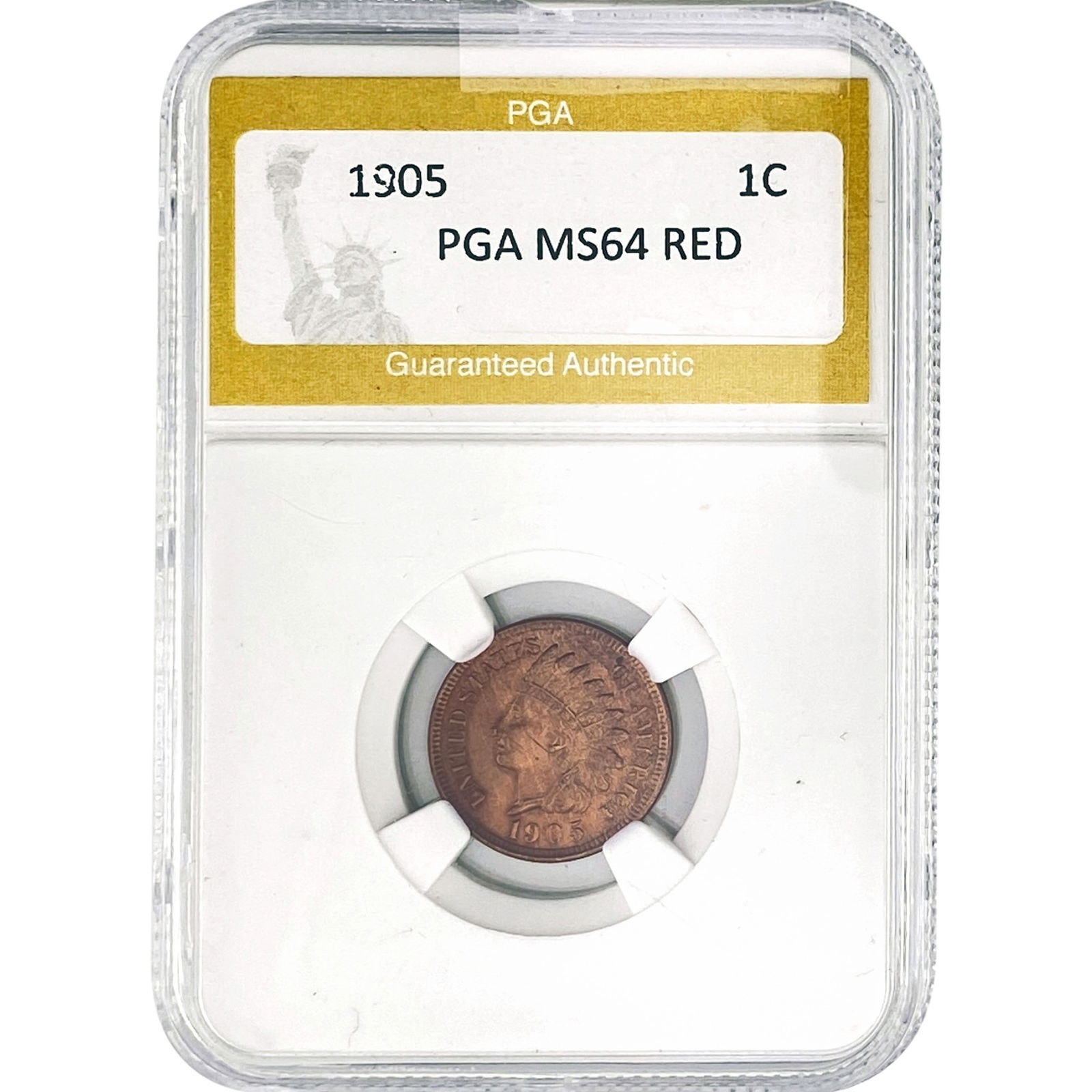1905 Indian Head Cent PGA MS64 RED (1 of 2)