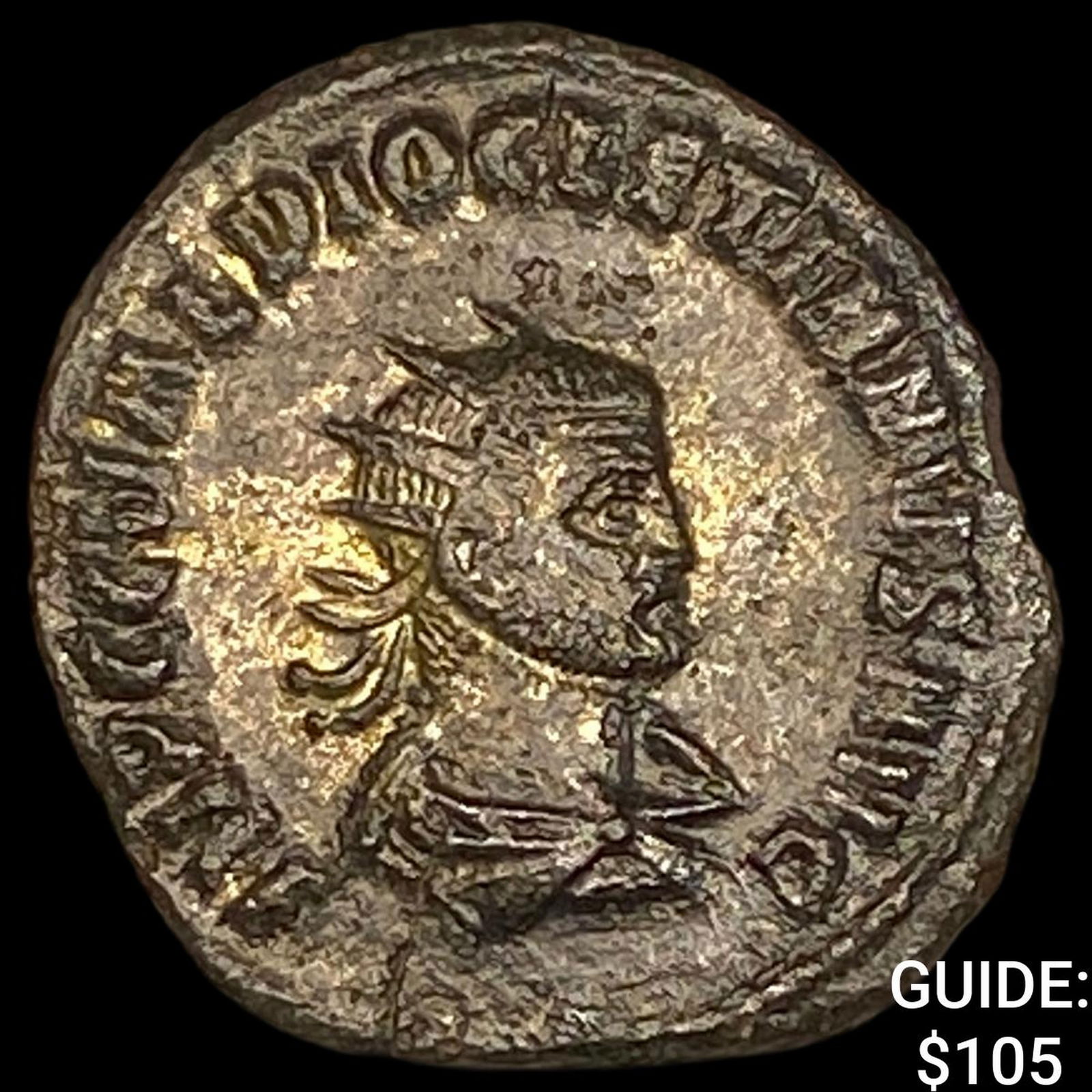 Roman Dioletian 284-305 AD BI Nummus CHOICE AU: Roman Dioletian 284-305 AD BI Nummus CHOICE AU
