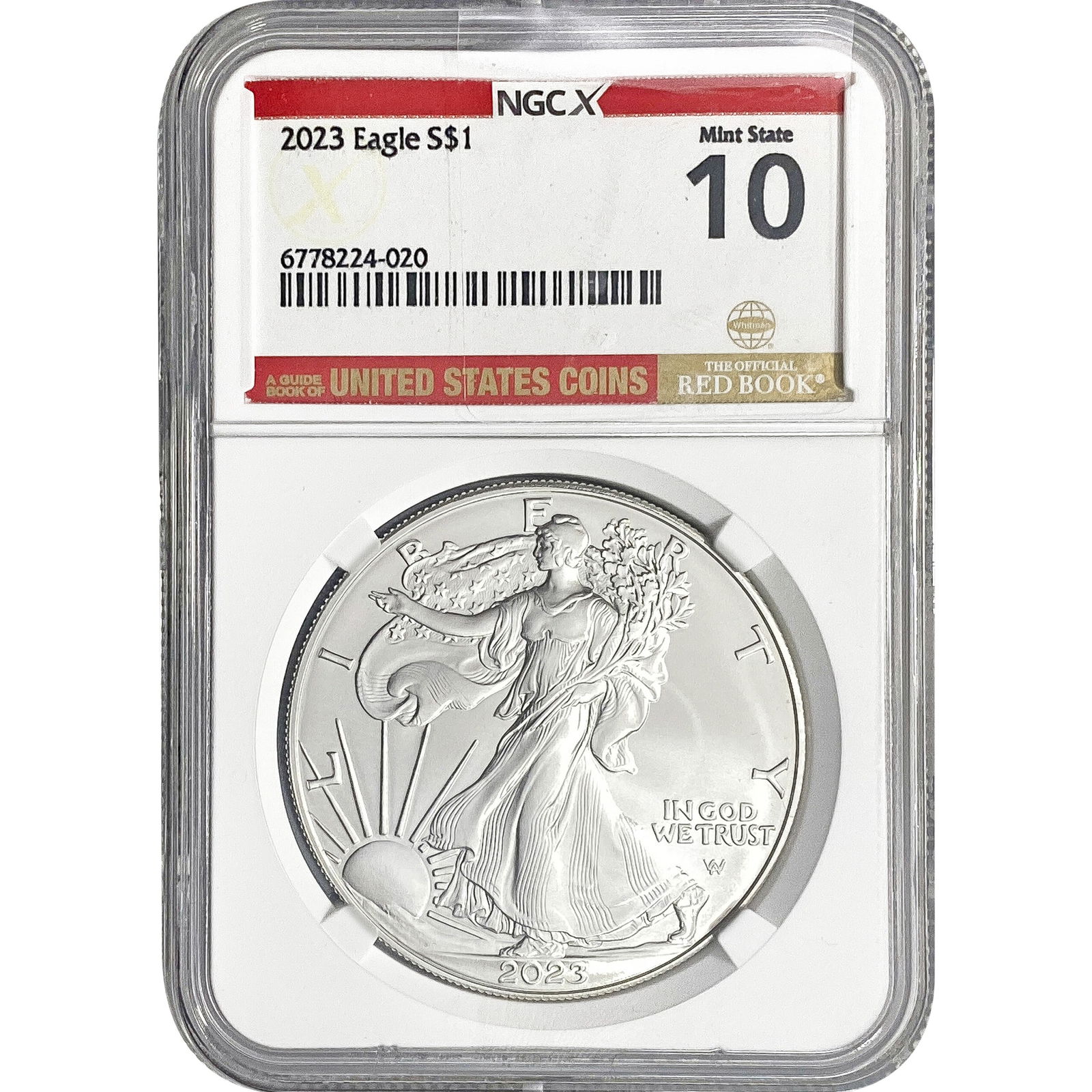 2023 Silver Eagle NGC MS10 (1 of 2)