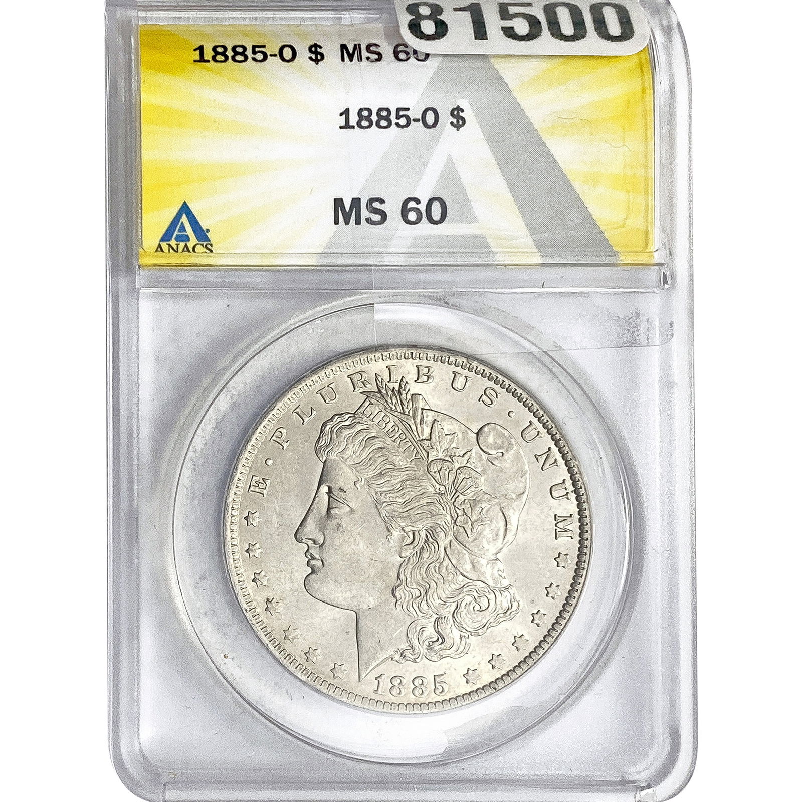 1885-O Morgan Silver Dollar ANACS MS60 (1 of 2)