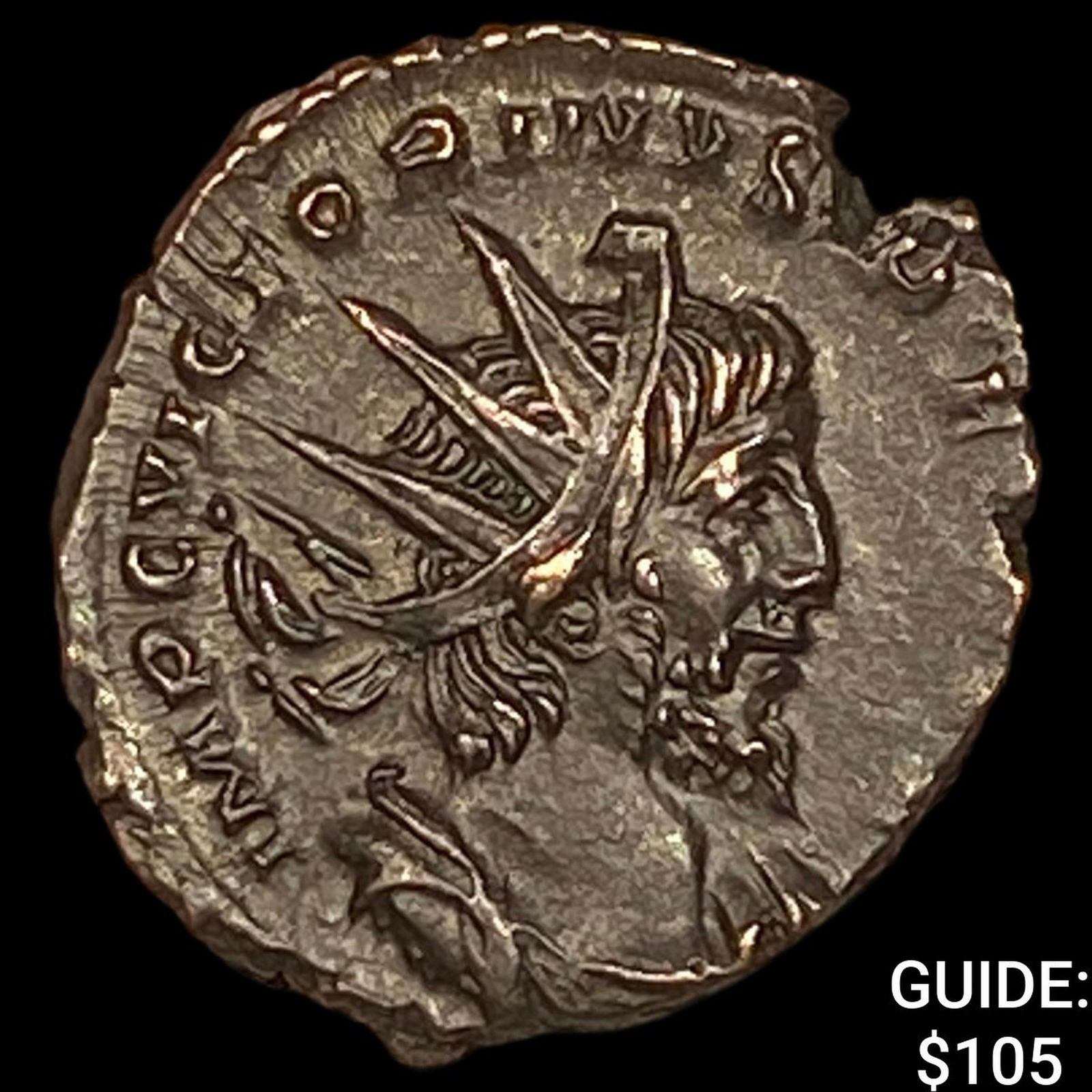 Romano-Gallic Victorinus 269-271 BI Dbl Denarius CHOICE AU: Romano-Gallic Victorinus 269-271 BI Dbl Denarius CHOICE AU