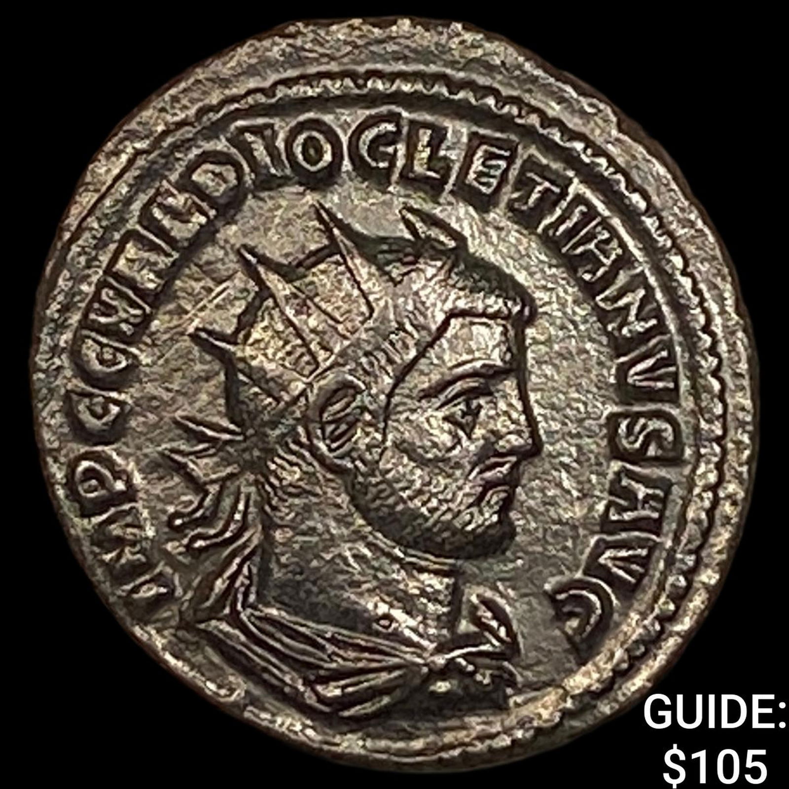 Roman Dioletian 284-305 AD BI Nummus CHOICE AU: Roman Dioletian 284-305 AD BI Nummus CHOICE AU