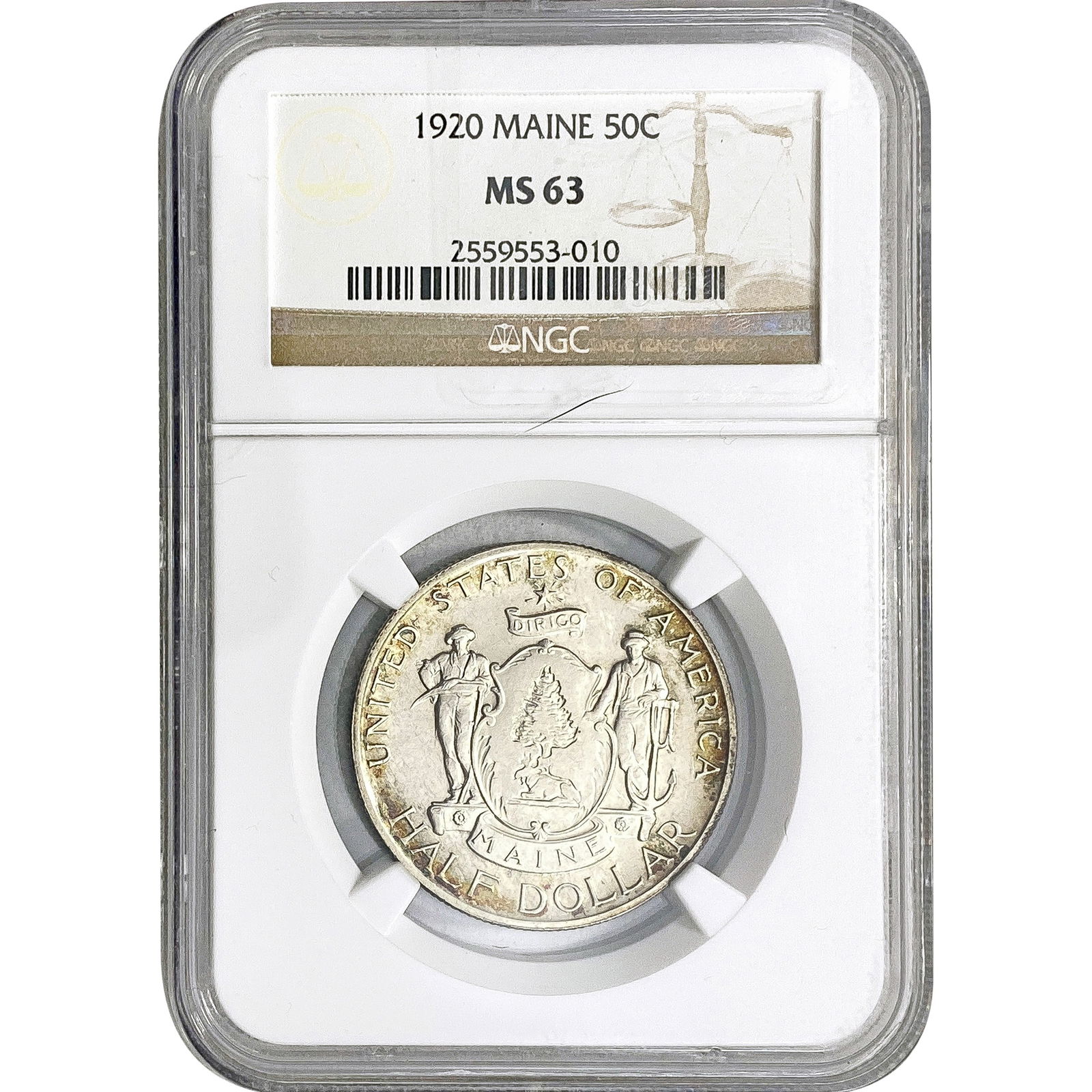 1920 Maine Half Dollar NGC MS63 (1 of 2)