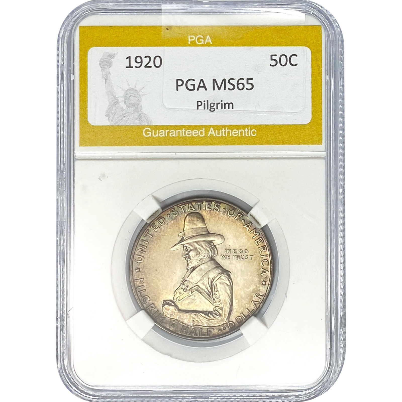 1920 Pilgrim Half Dollar PGA MS65 (1 of 2)