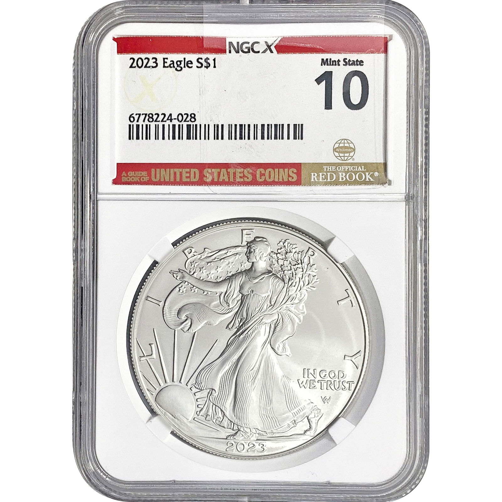 2023 Silver Eagle NGC MS10 (1 of 2)